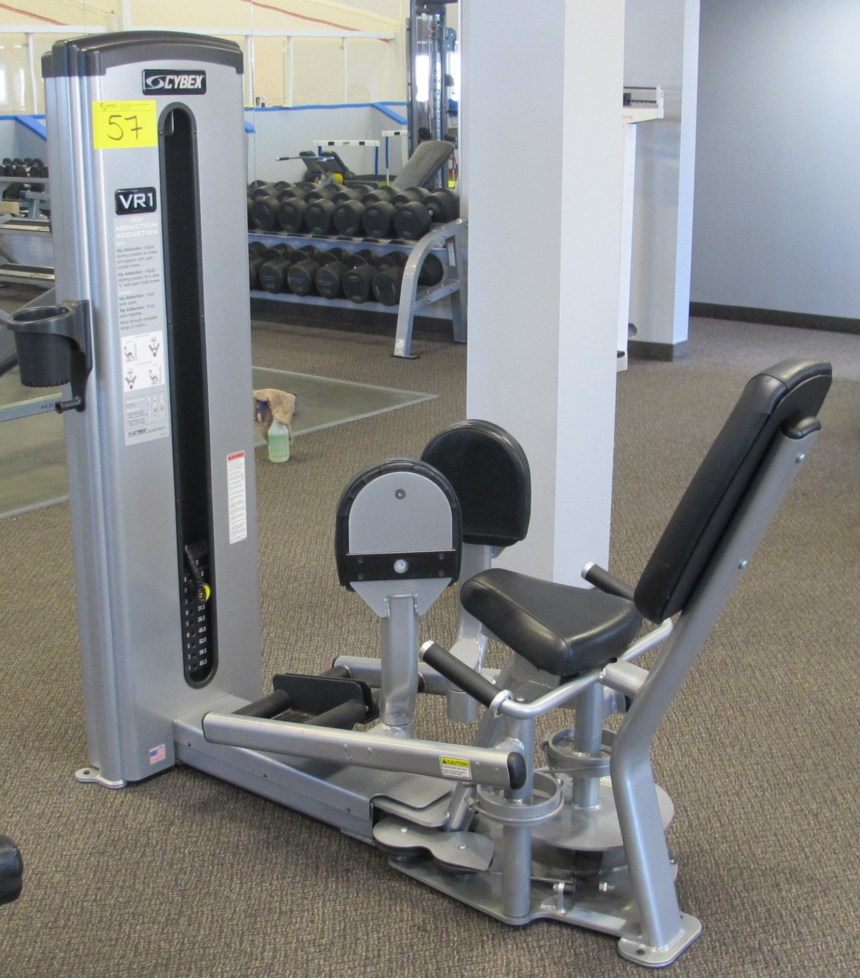 CYBEX VR1 13180-90 Hip Abduction/Adduction Machine - Weight Stack 145lbs
