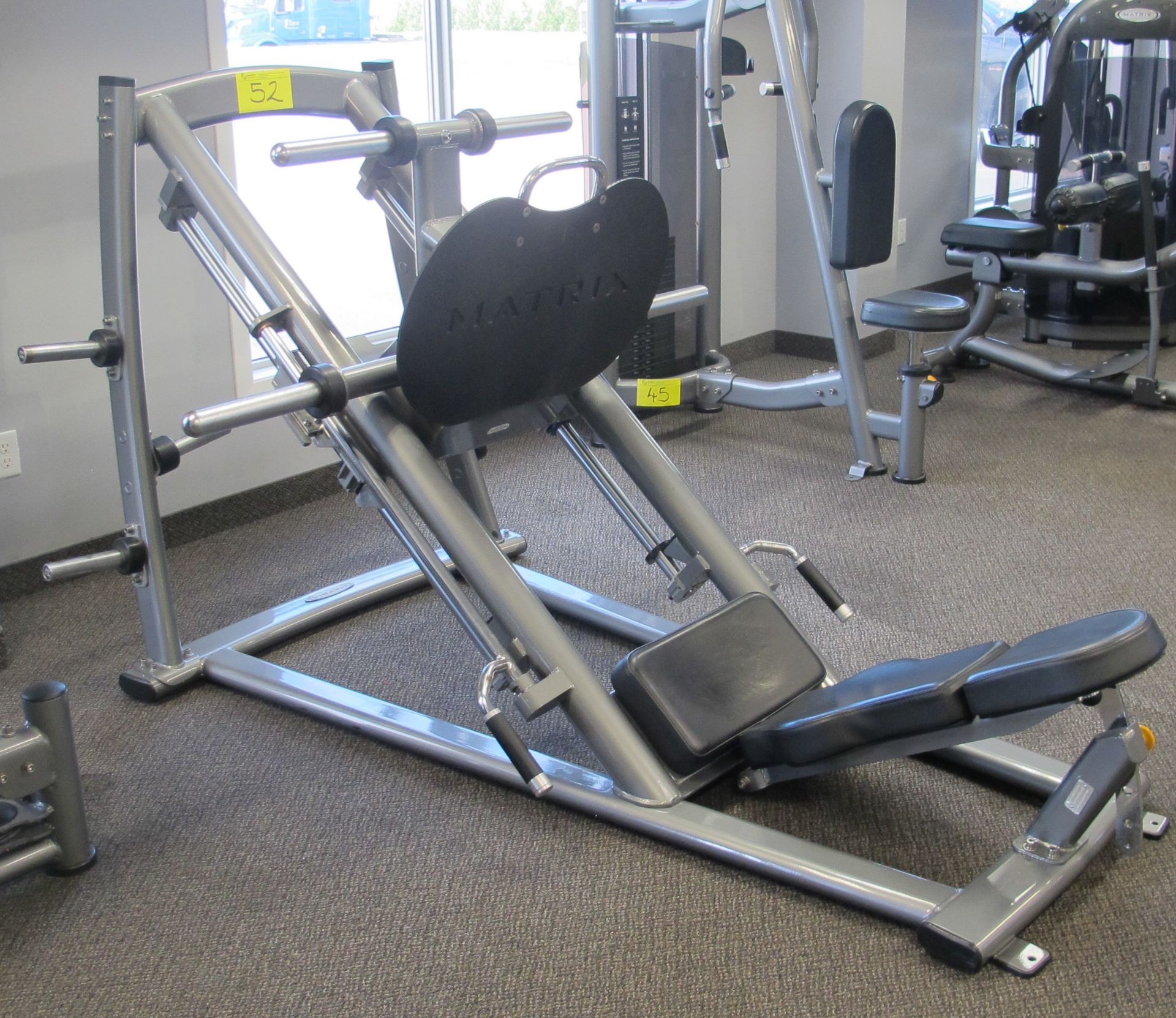 MATRIX MG-PL70 45-Degree Leg Press Machine - Plated Loaded 167lb Starting Resistancem, S/N: - Image 4 of 6