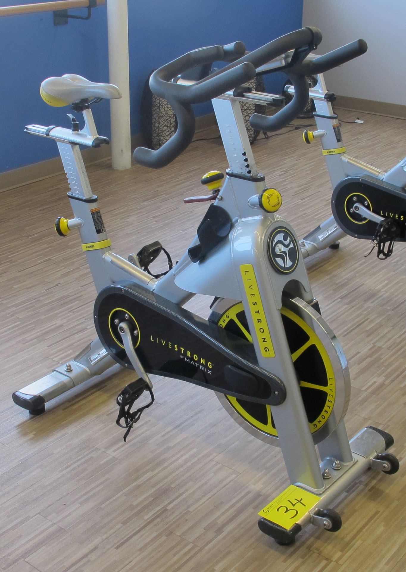 LIVESTRONG LS S-Series Class S Stationary Spin Bike, S/N: LASB0008304-111