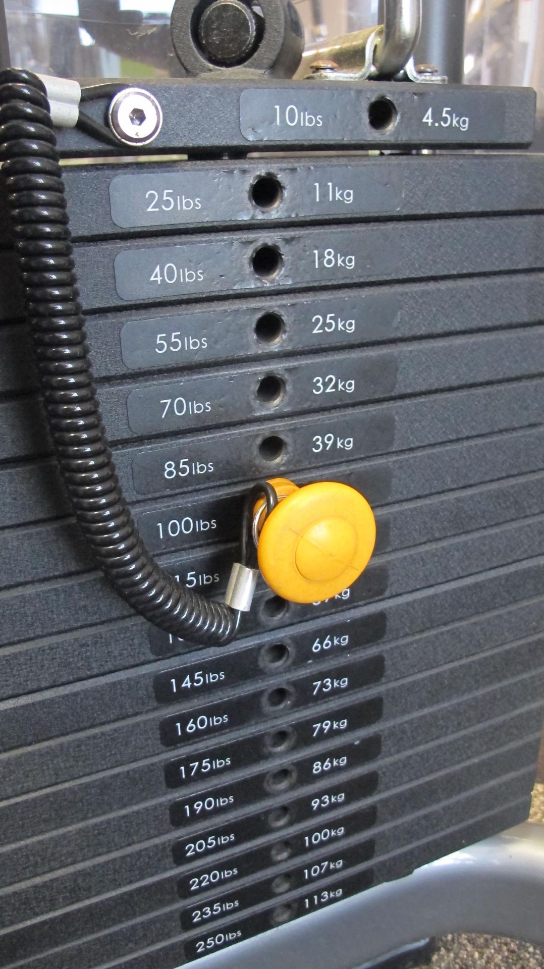 MATRIX Chest Press Machine - Weight Stack 250lbs, S/N: G3GM0200110SGA019 - Image 5 of 7