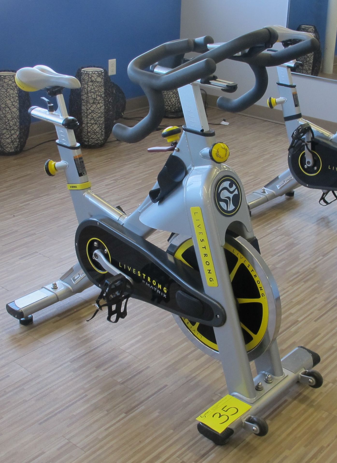 LIVESTRONG LS S-Series Class S Stationary Spin Bike, S/N: LASB0008036-111