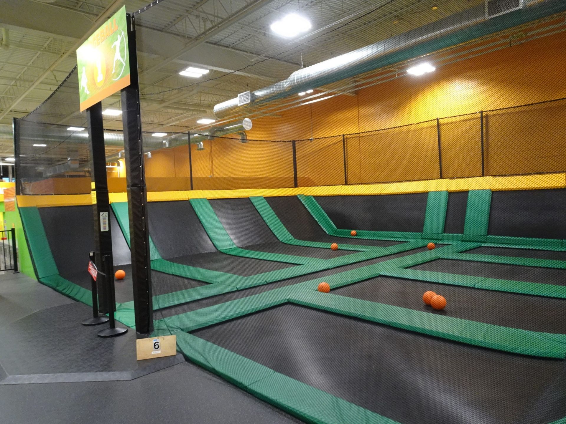 Dodge Ball compete w/ (8) 7' x 12' long mats, (8) 7' x 7' incline mats, (1) 2' x 24' mat, (1) 12' - Image 9 of 9