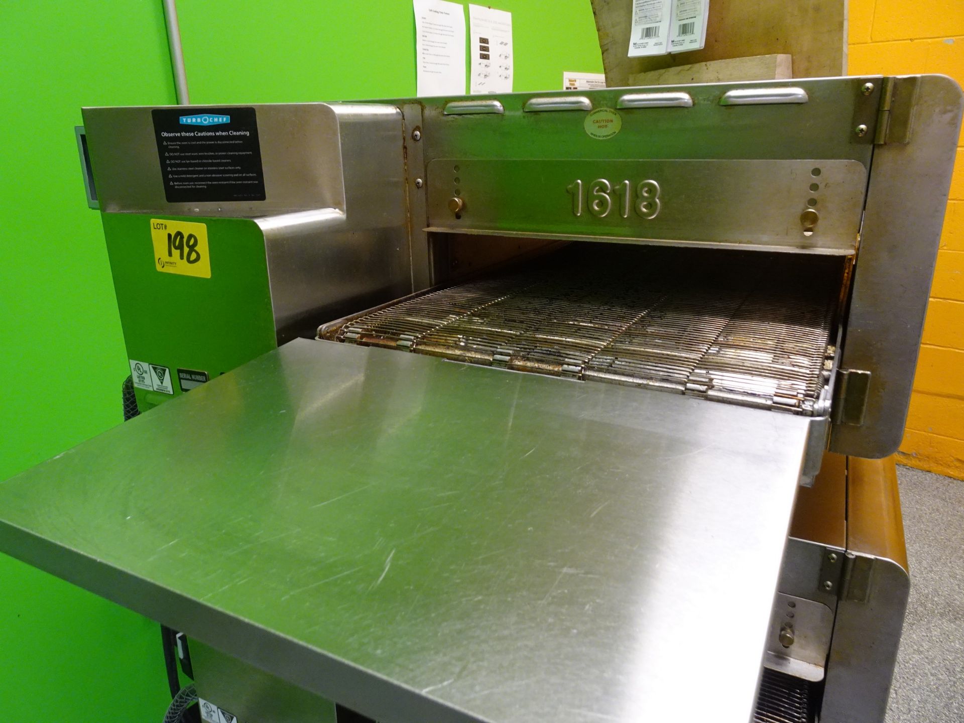 Turbo Chef high H Conveyor Commercial Oven S/N: HHC1618ED01083 - Image 3 of 9
