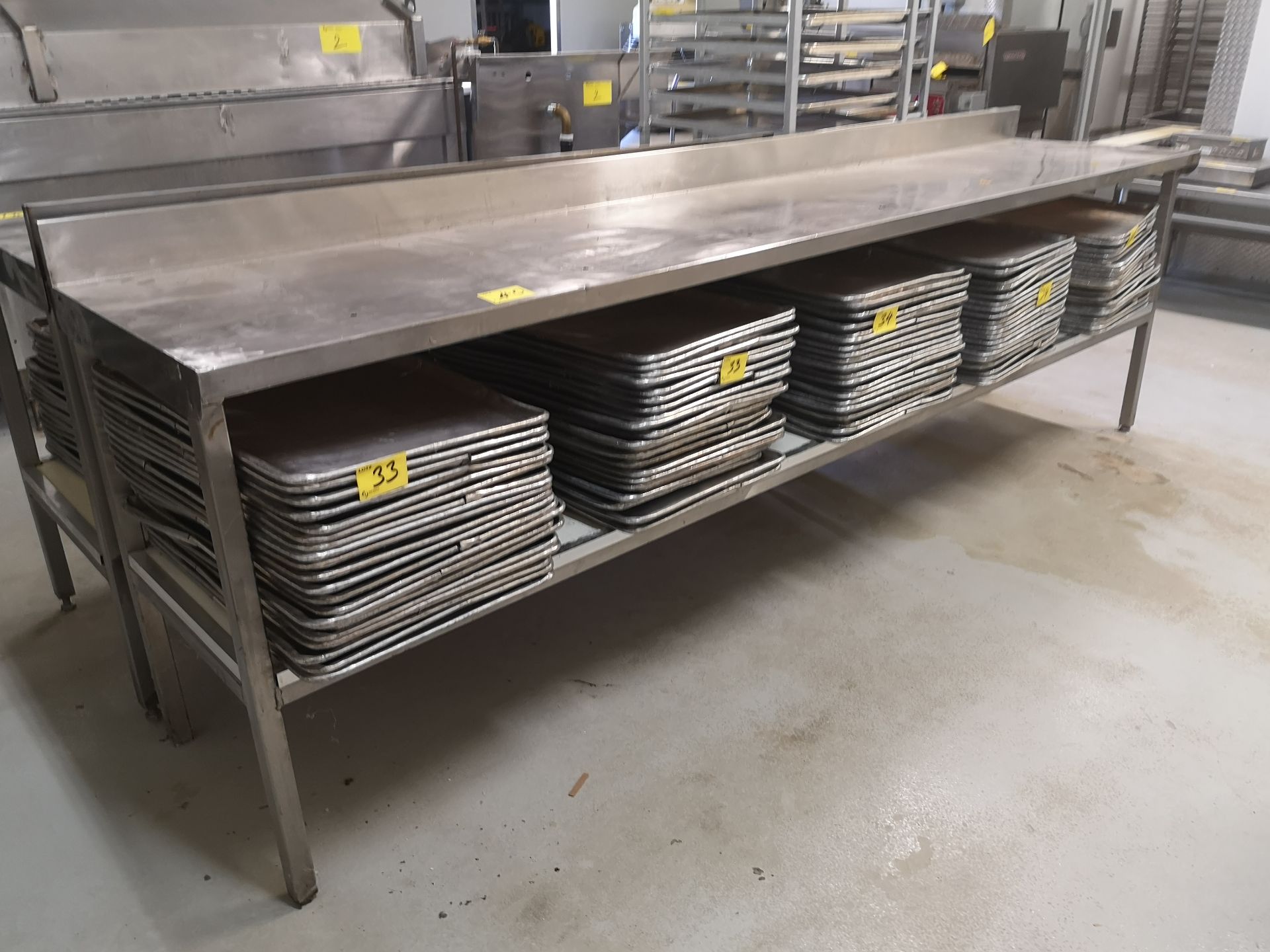10' X 24" X 36" STAINLESS STEEL PREP TABLE