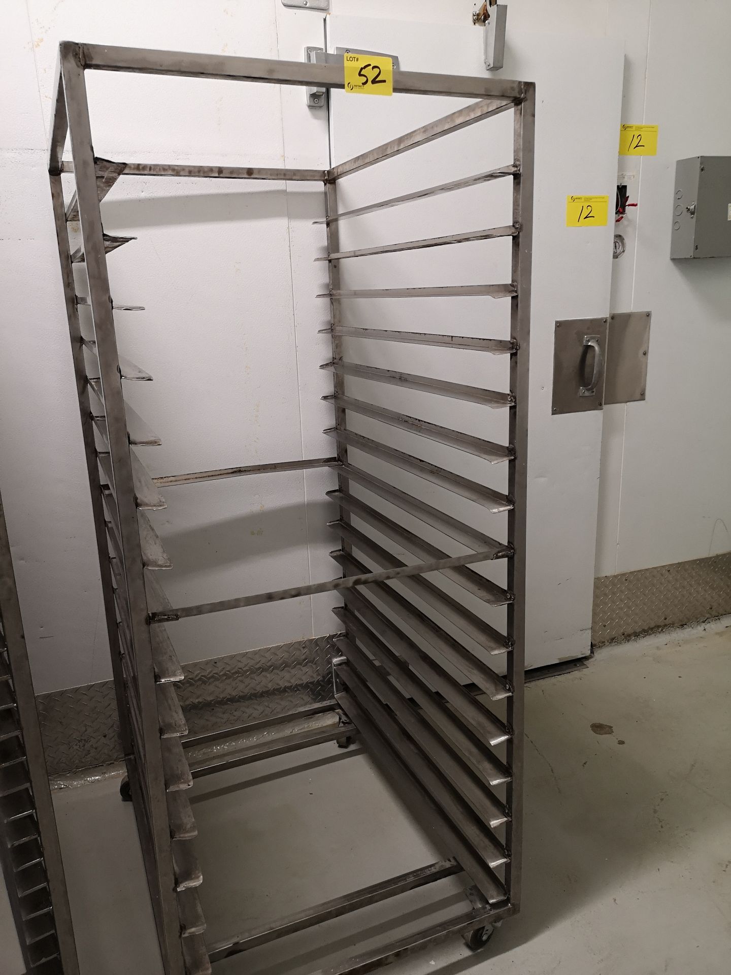 STAINLESS STEEL 15-SHELF BAKER'S RACK