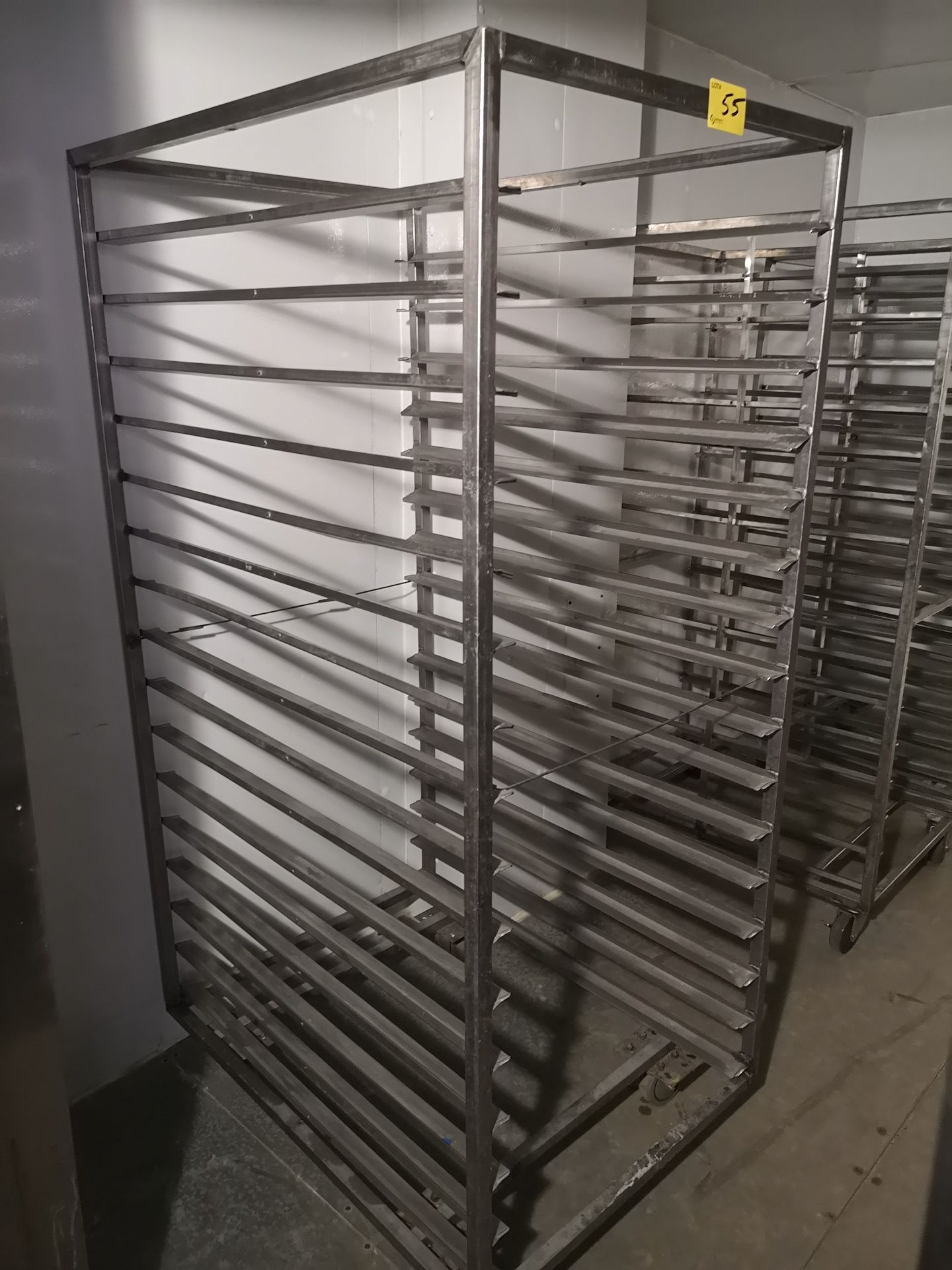 STAINLESS STEEL 15-SHELF BAKER'S RACK