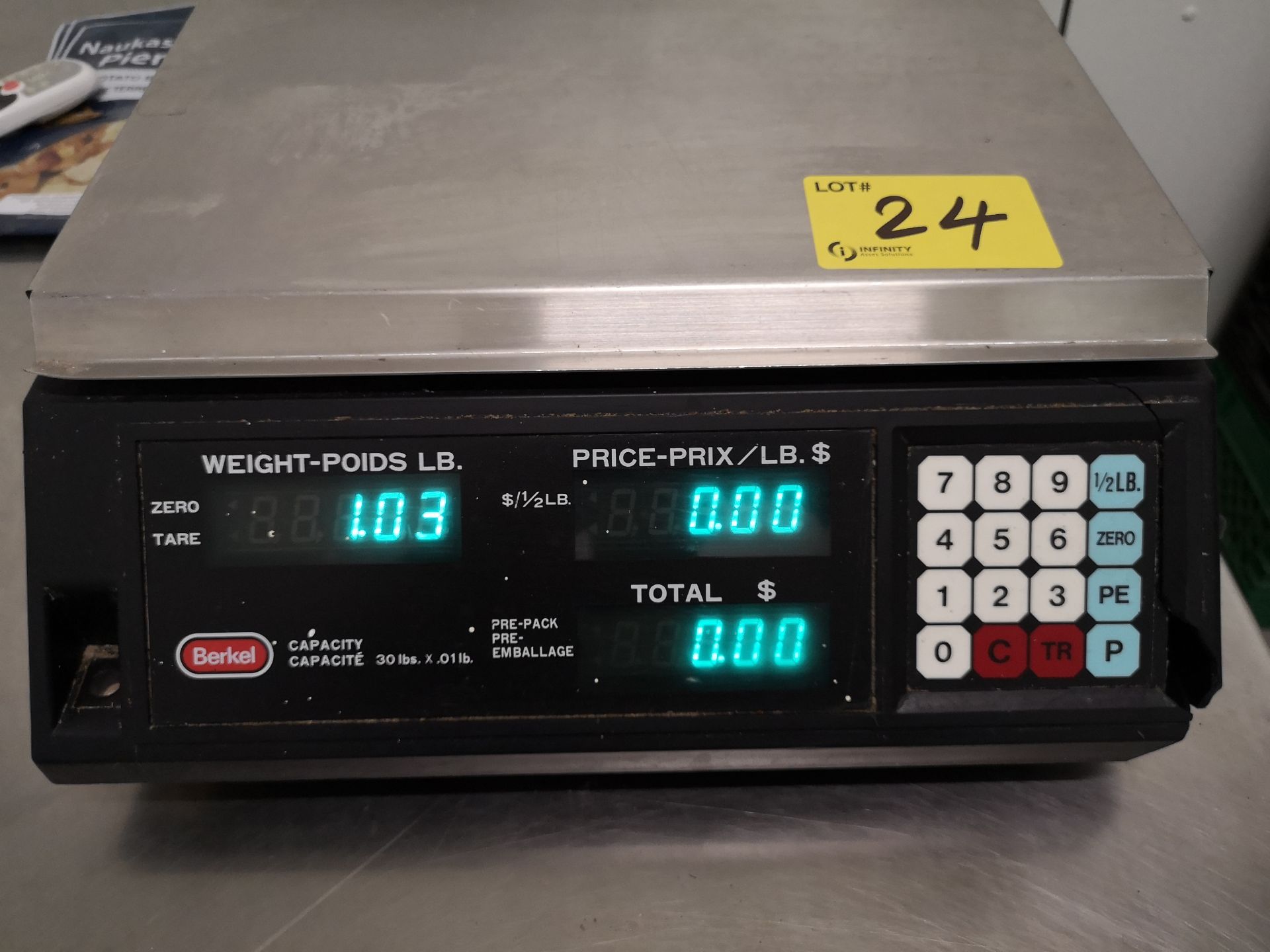 BERKEL 30LB CAP. DIGITAL SCALE - Image 5 of 6