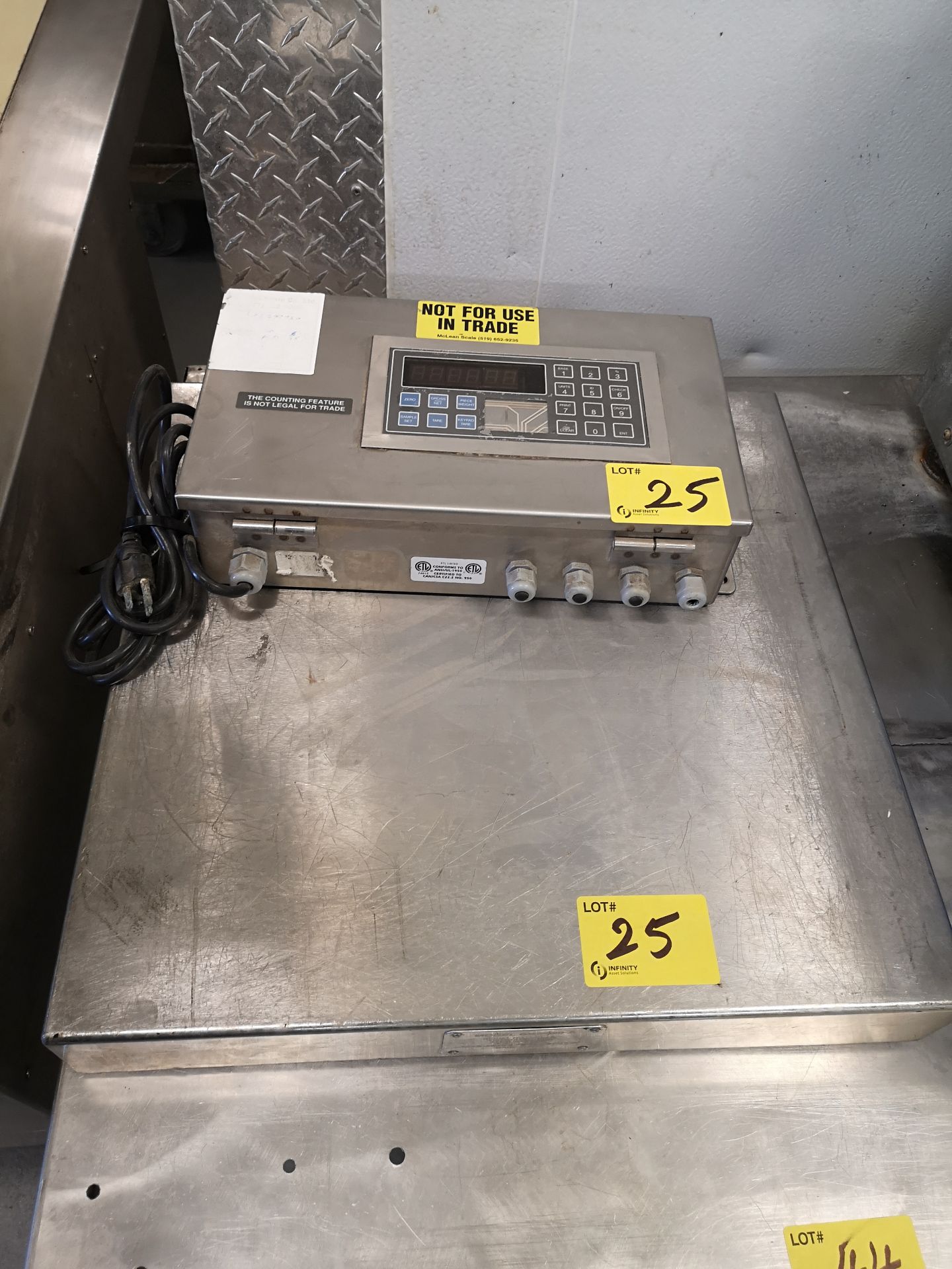 E.T.L. BS-2020A DIGITAL SCALE, STAINLESS STEEL FOOD GRADE