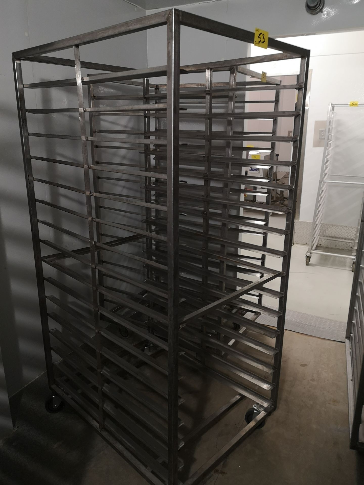 STAINLESS STEEL 15-SHELF BAKER'S RACK