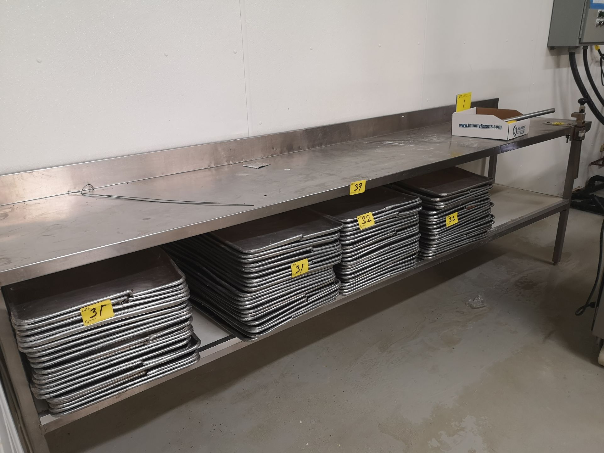 10' X 24" X 36" STAINLESS STEEL PREP TABLE W/ CAN OPENER