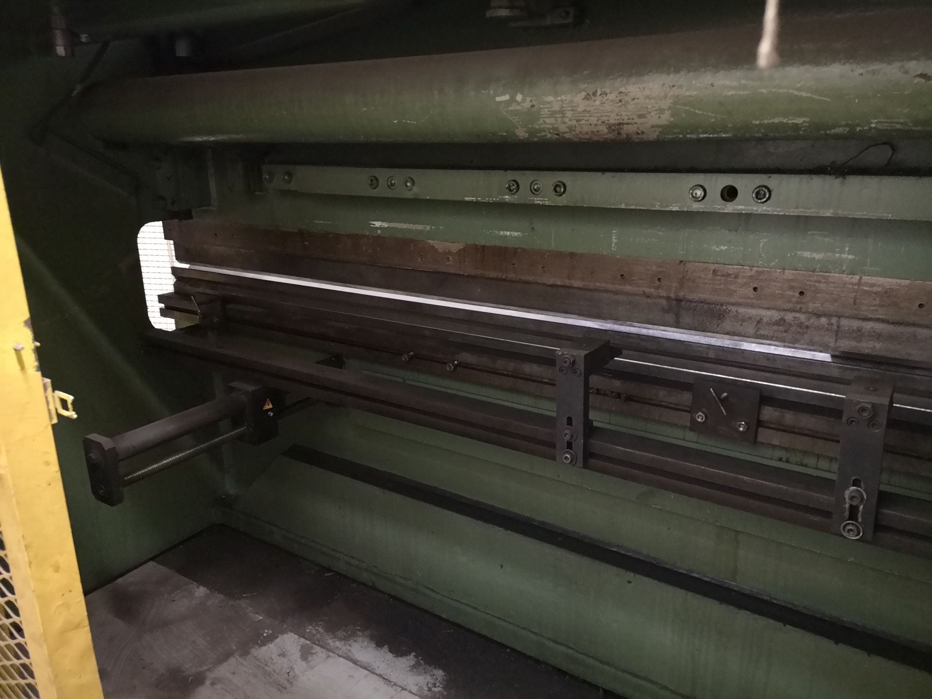 BAYKAL PRECI-BEND HYDRAULIC PRESS BRAKE, MOTORIZED BACK GAGE, 12' X 200 TON CAP., SN:3545 - Image 11 of 15