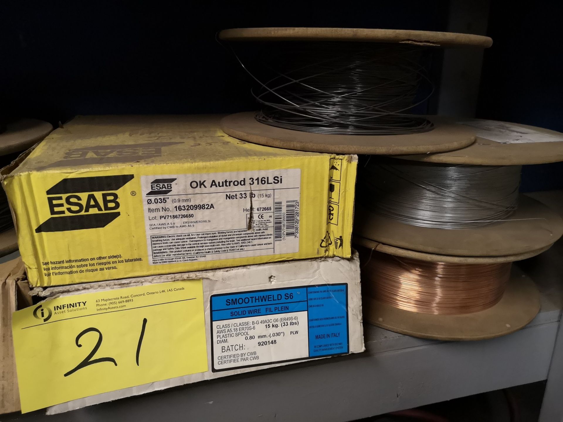 ASSORTED WELDING WIRE AND ROD - Image 2 of 3