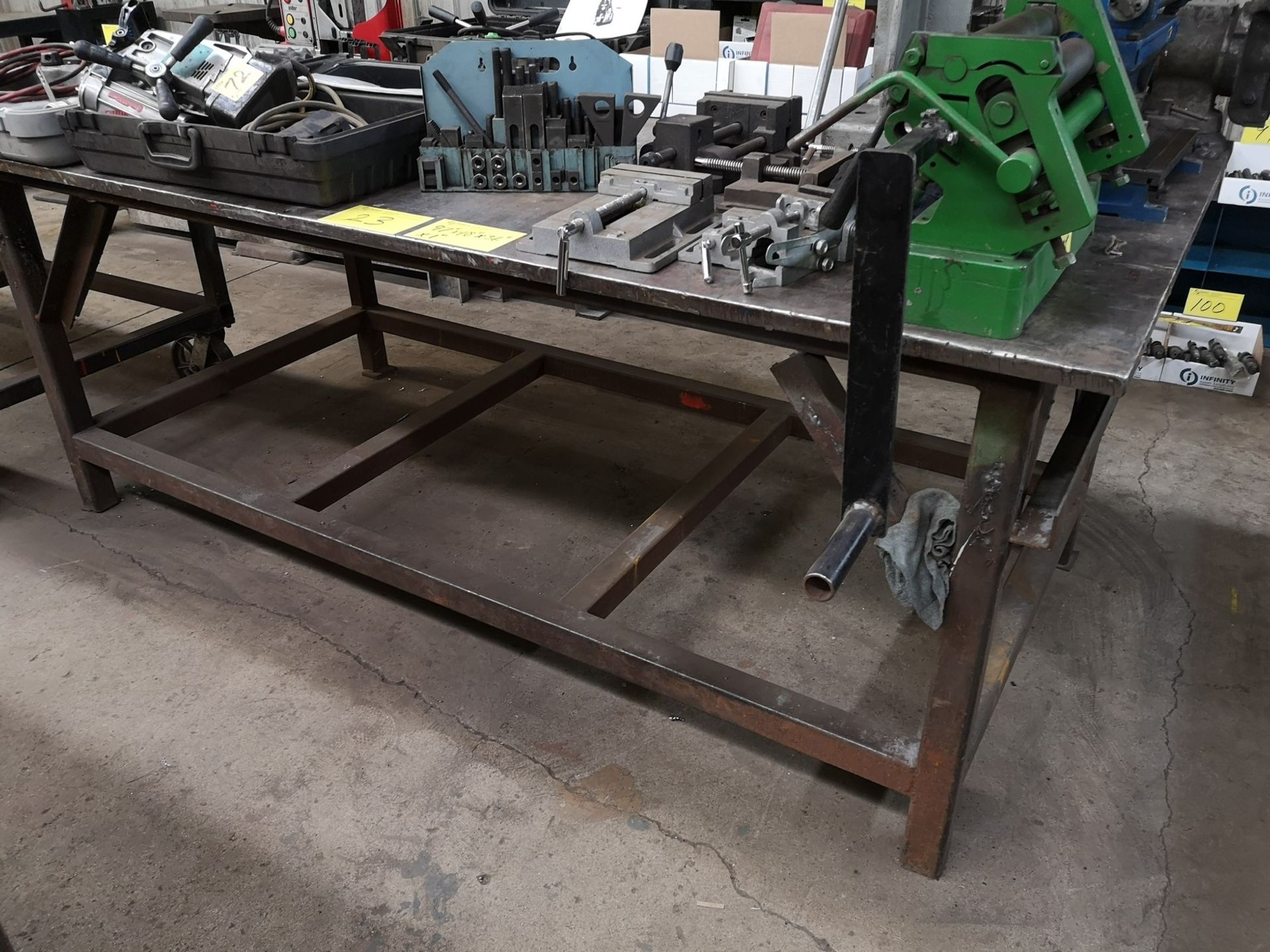 WELDING TABLE - 97" X 48" X 36" X 1"