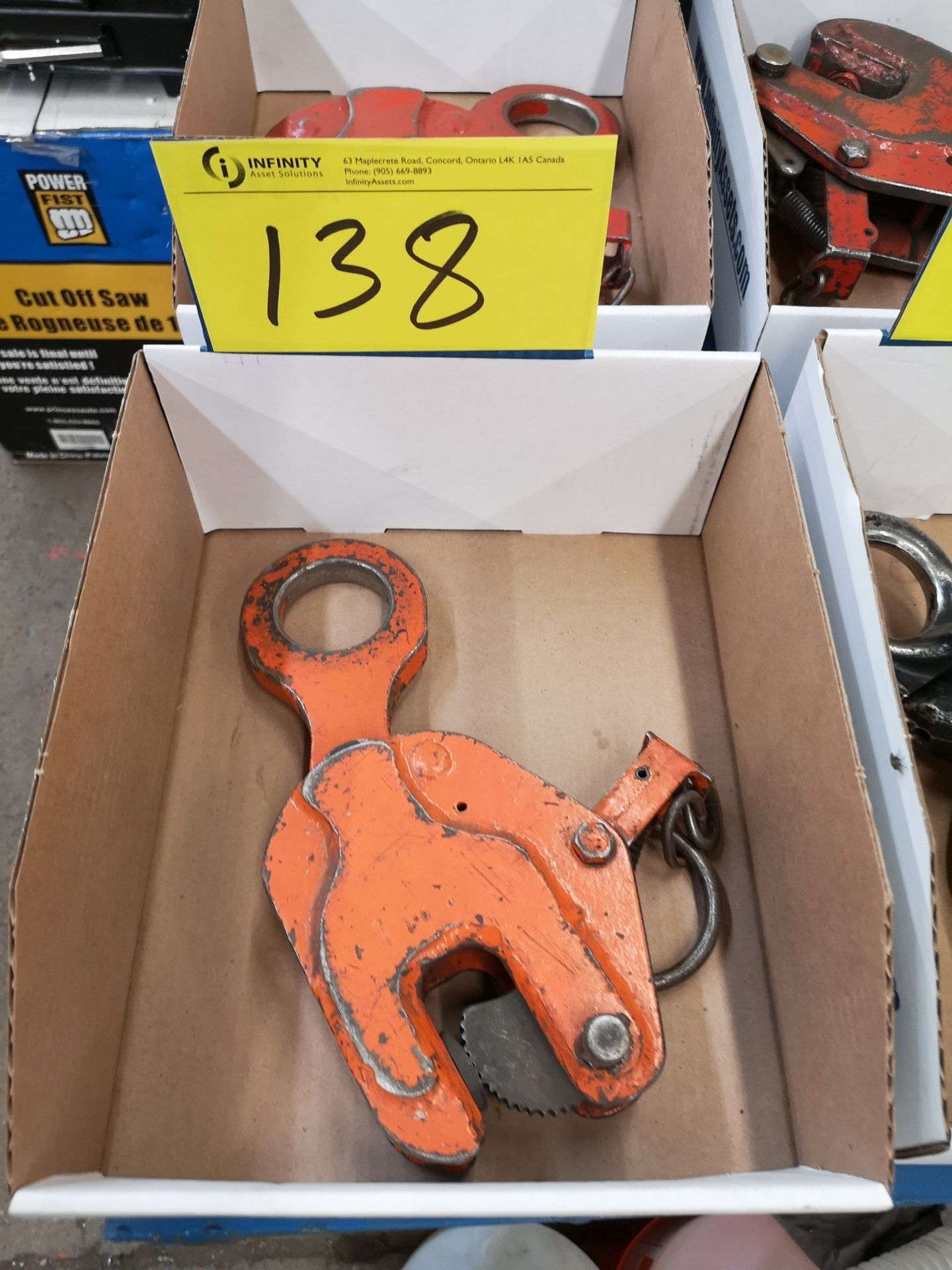 1 TON LIFTING PLATE CLAMP