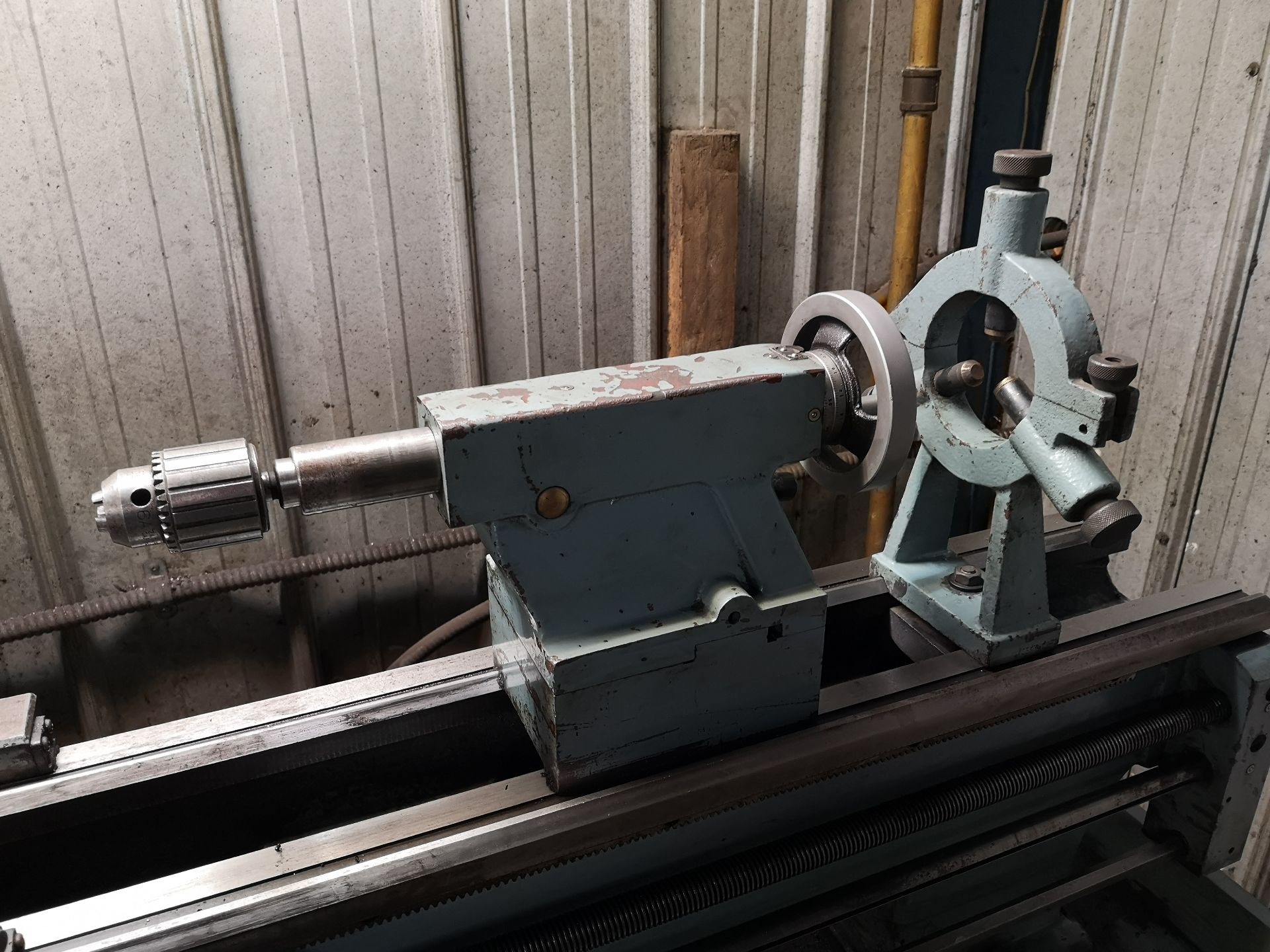 KING KC-1440 LATHE, 14" X 40", 6" 3 JAW CHUCK, 1.5" BORE, TAILSTOCK, STEADY REST, SINGLE PHASE, SN: - Image 9 of 11