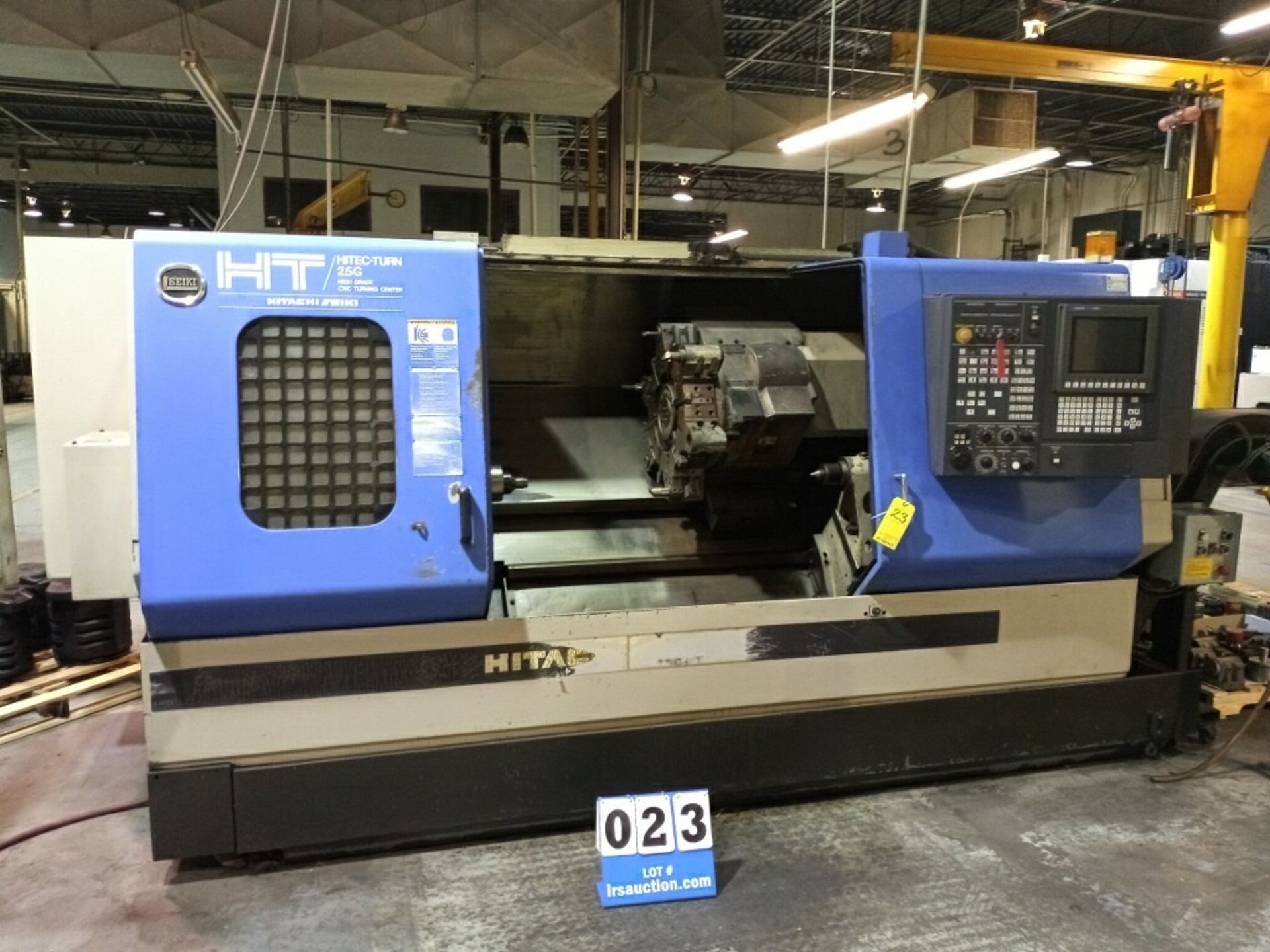 HITACHI SEIKI HITEC-TURN, 25G, HIGH GRADE CNC TURNING CENTER W/ SEICOS A10L CONTROL W/ TOOLING