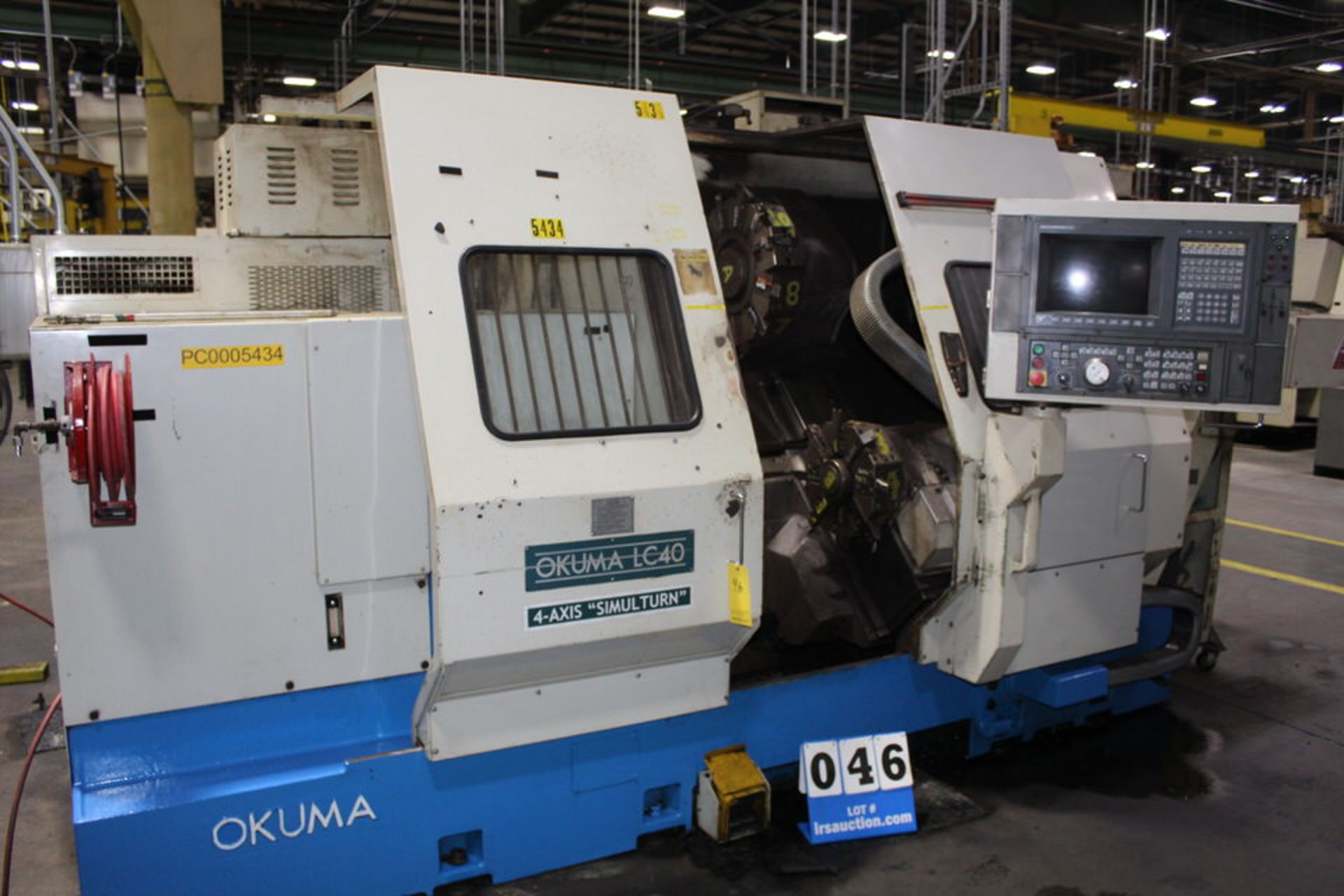 1982 OKUMA LC 40 LATHE, ASST #: PC0005434