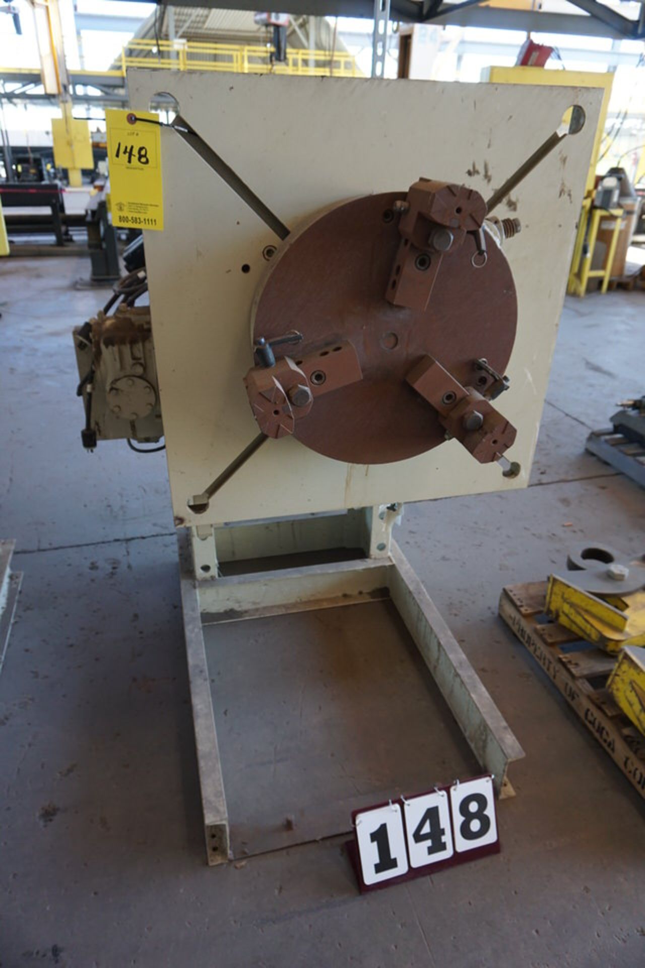 PANDJIRIS WELDING POSITIONERS, MDL: 30-6 AB, 18" 3 JAW CHUCK, FOOT CONTROL