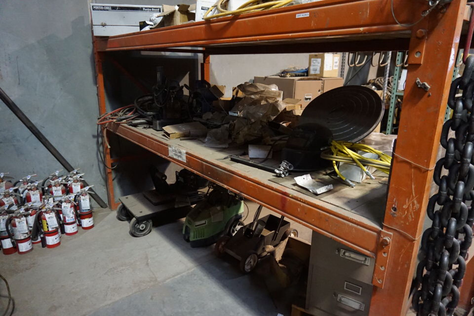 CONT OF TOOL CRIB: SPARE PARTS , SUPPLIES, SHELVING - Image 19 of 39