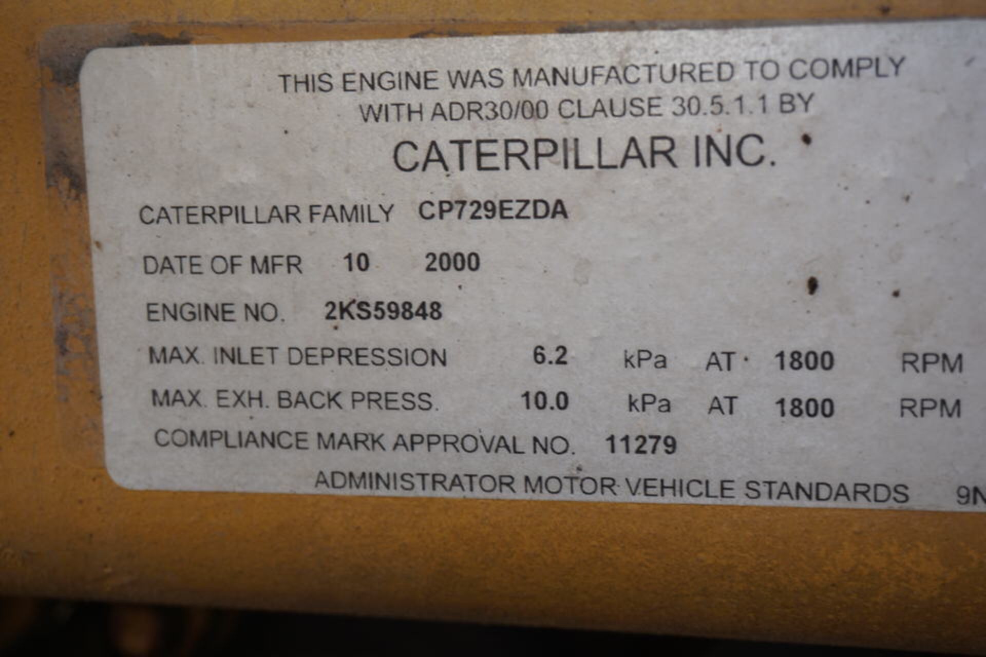 2000 PETERBILT TRUCK, C-12 CAT DIESEL ENGINE, 10-SPEED TRANSMISSION, MILES: 286,282, VIN: - Image 8 of 22