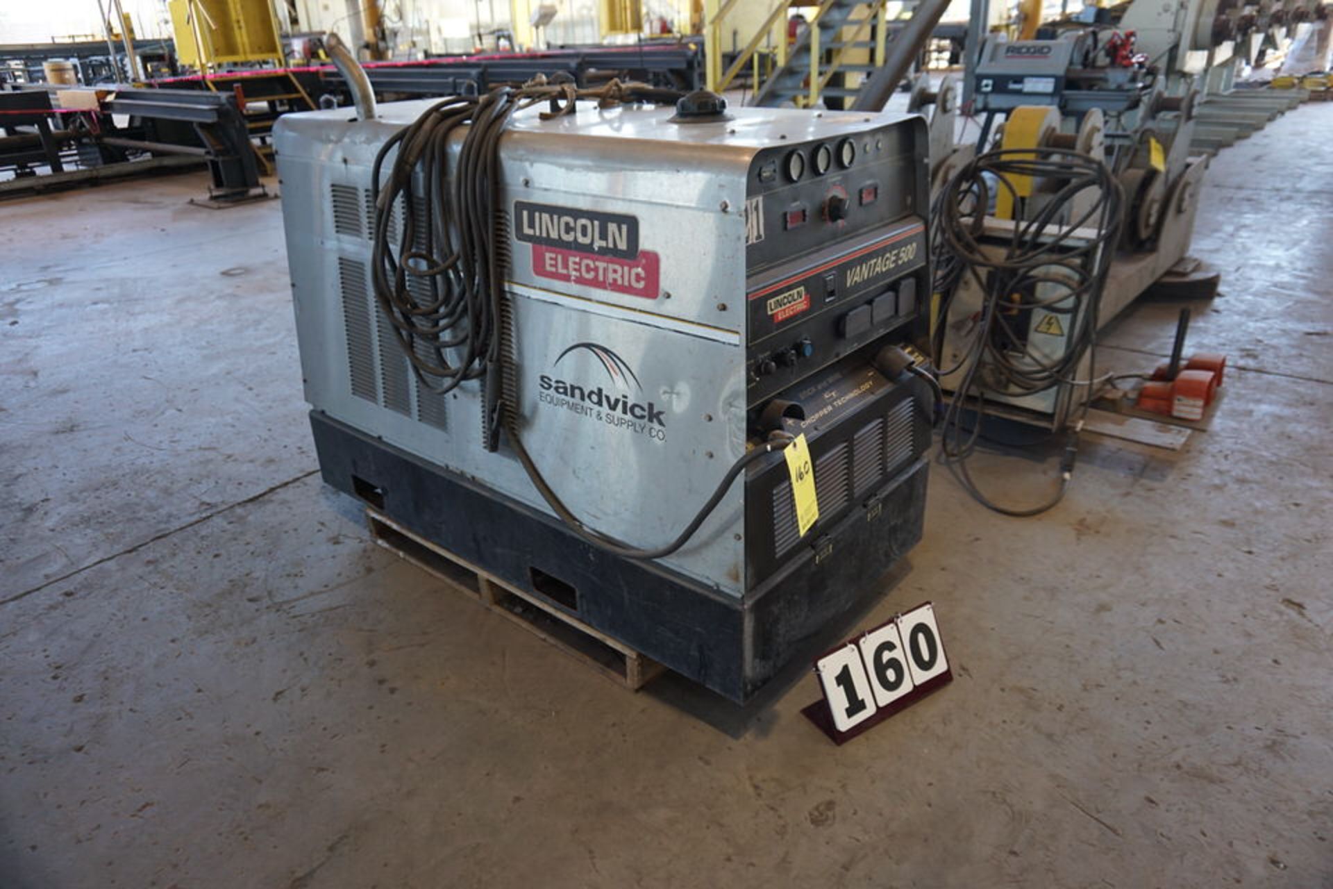 LINCOLN ELECTRIC VANTAGE 500, STICK & WIRE WELDER/GENERATOR, DIESEL ENGINE, MDL: K2271-1, 1,453