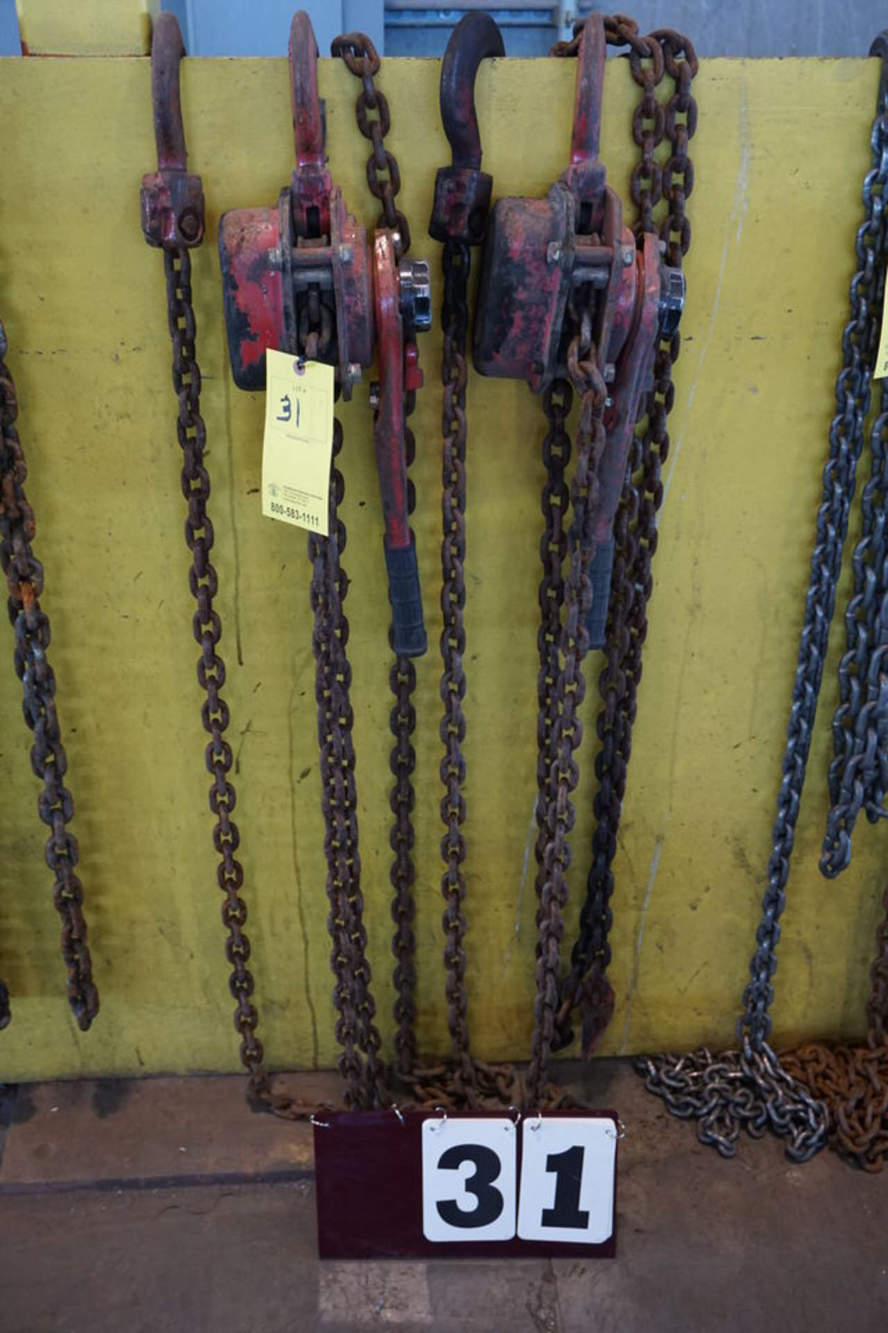 LEVER CHAIN HOIST 2 TON CAP