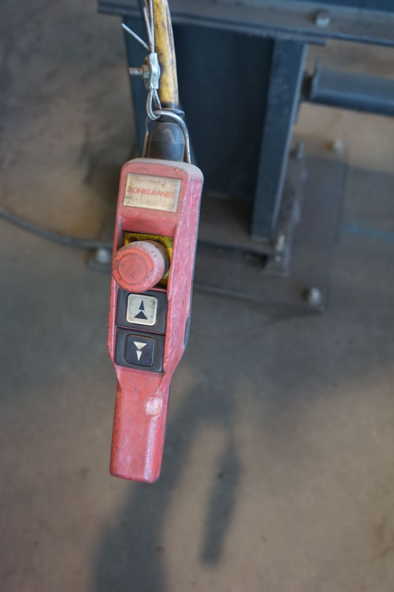 LINCOLN ELEC INVERTER V350 PRO WIRE WELDER W/ LF74 WIRE FEEDER, KONE JOB CRANE, 2 TON CAP W/ HOIST - Image 7 of 7