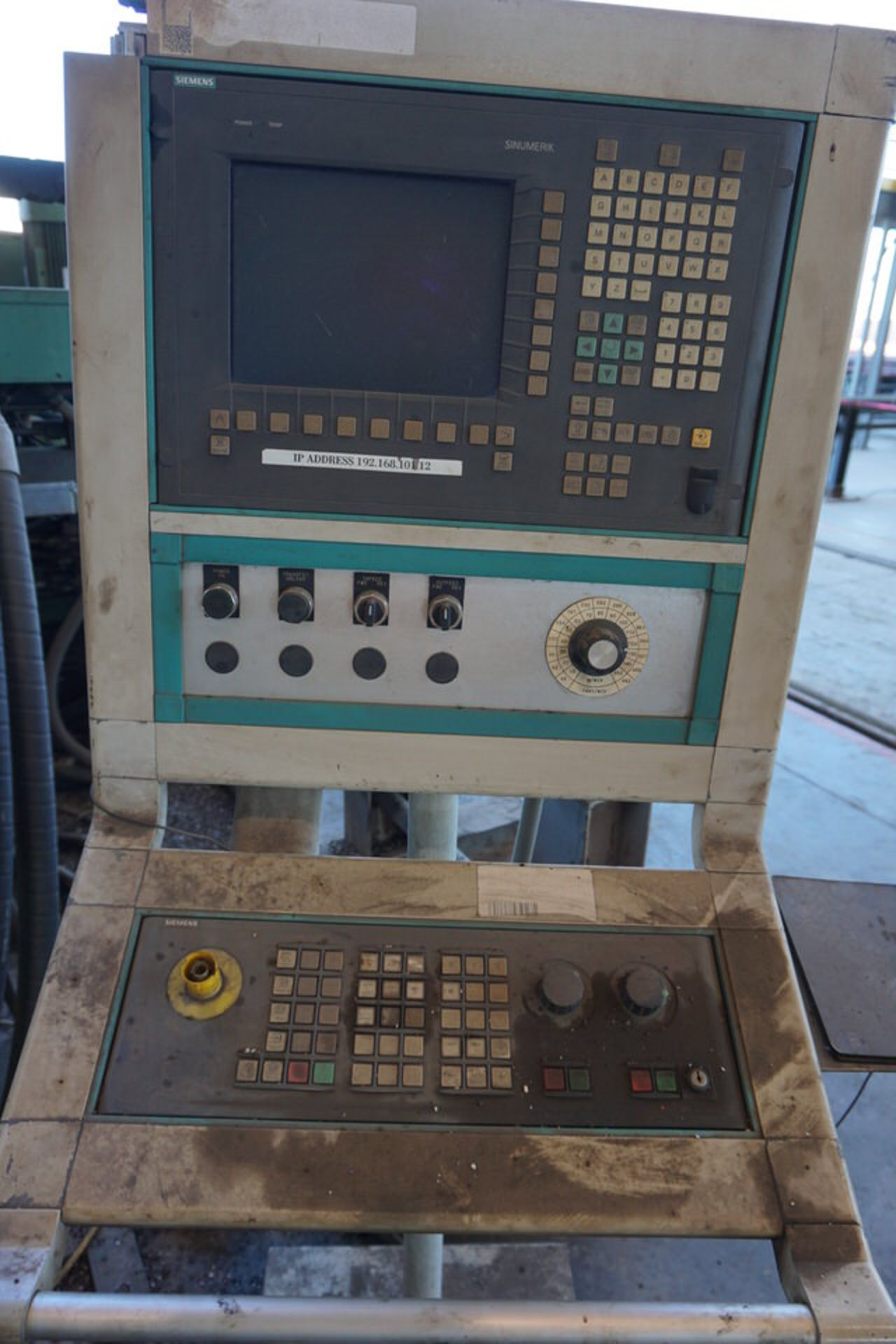 PEDDINGHAUS PCD-1100 CNC DRILL LINE, 44" MAX WIDTH, 3 SPINDLE, DOM: 2006, NO CONVEYOR - Image 2 of 11