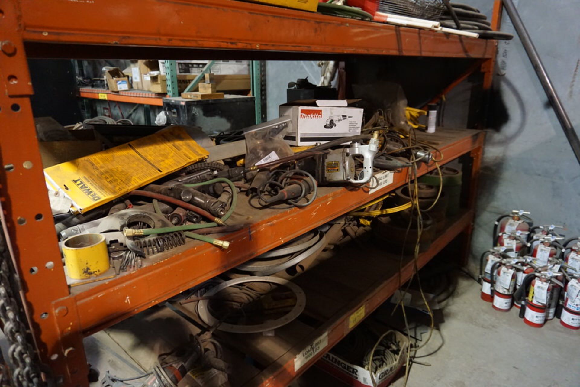 CONT OF TOOL CRIB: SPARE PARTS , SUPPLIES, SHELVING - Image 17 of 39