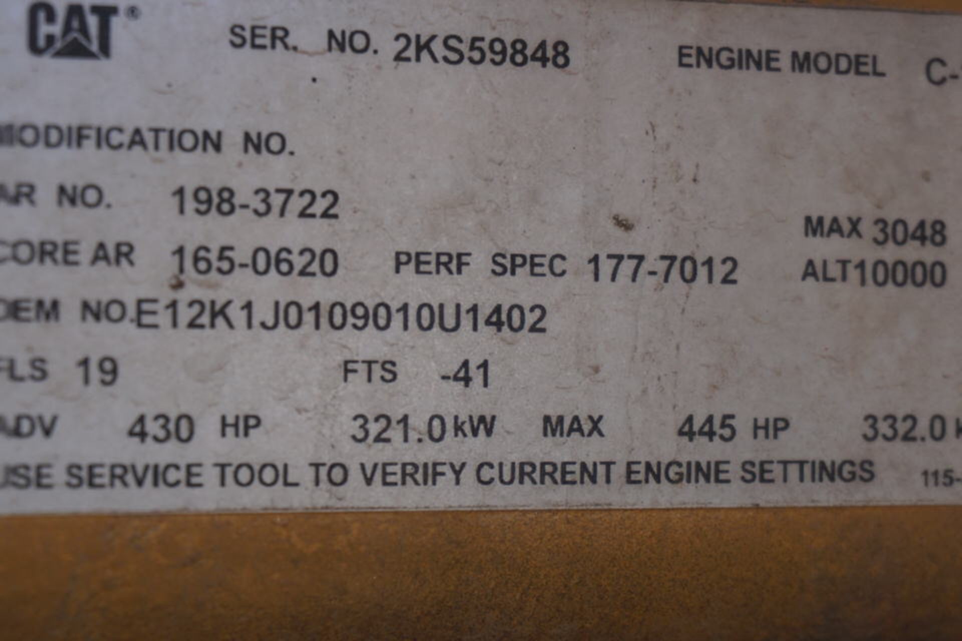 2000 PETERBILT TRUCK, C-12 CAT DIESEL ENGINE, 10-SPEED TRANSMISSION, MILES: 286,282, VIN: - Image 9 of 22