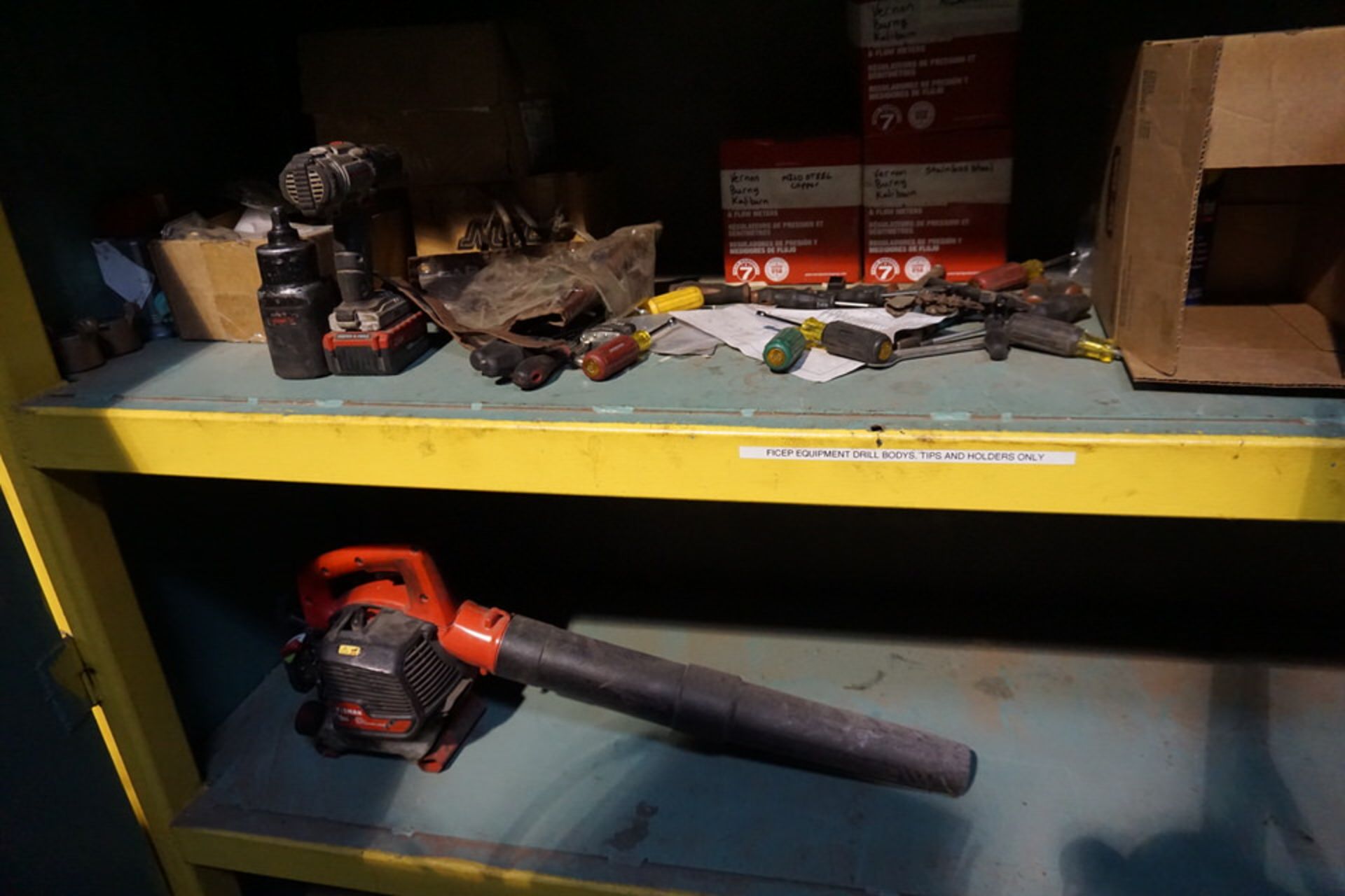 CONT OF TOOL CRIB: SPARE PARTS , SUPPLIES, SHELVING - Image 34 of 39