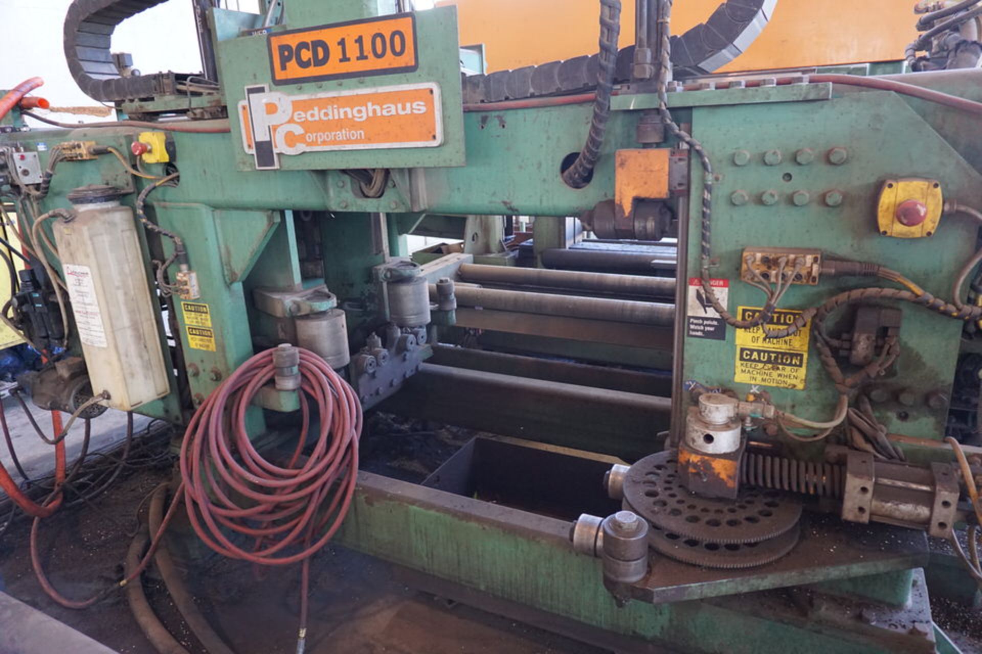 PEDDINGHAUS PCD-1100 CNC DRILL LINE, 44" MAX WIDTH, 3 SPINDLE, DOM: 2006, NO CONVEYOR - Image 3 of 11