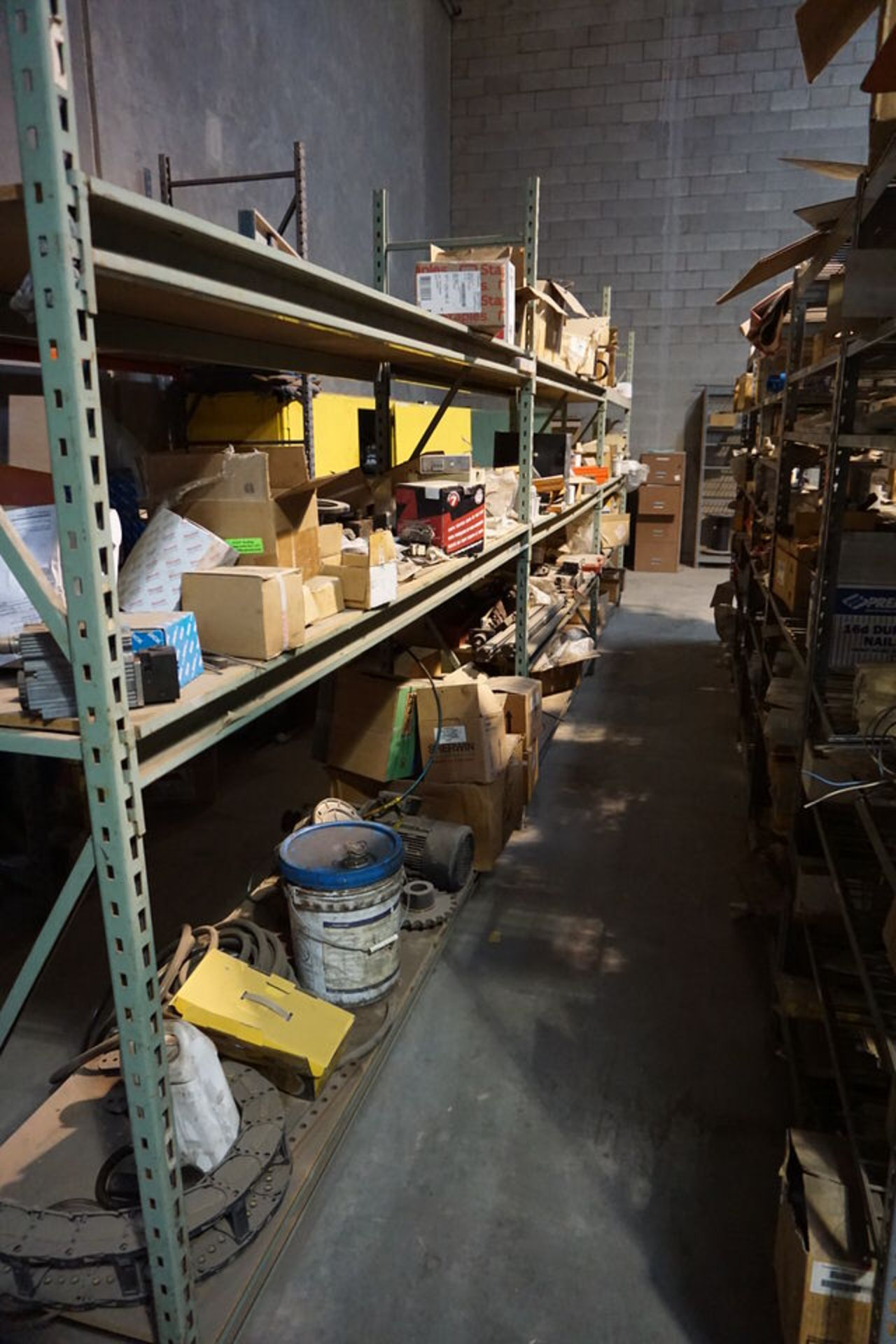 CONT OF TOOL CRIB: SPARE PARTS , SUPPLIES, SHELVING - Image 37 of 39