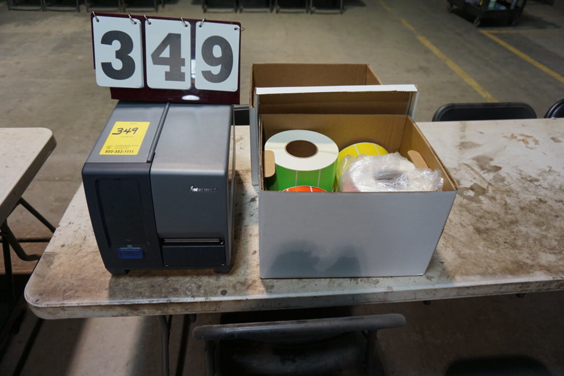 INTERMEC LABEL PRINTER, MDL: PM43 W/ LABELS