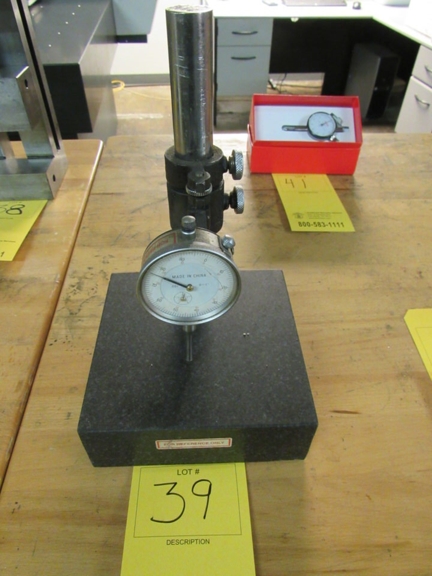 Comparator Gage Stand with 6" x 6" Granite Base