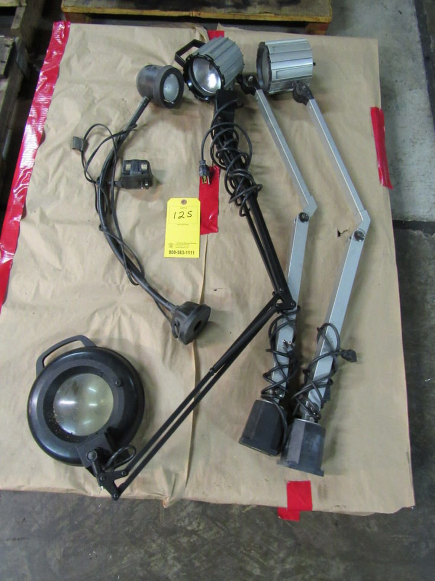 Lot of (4) work lights