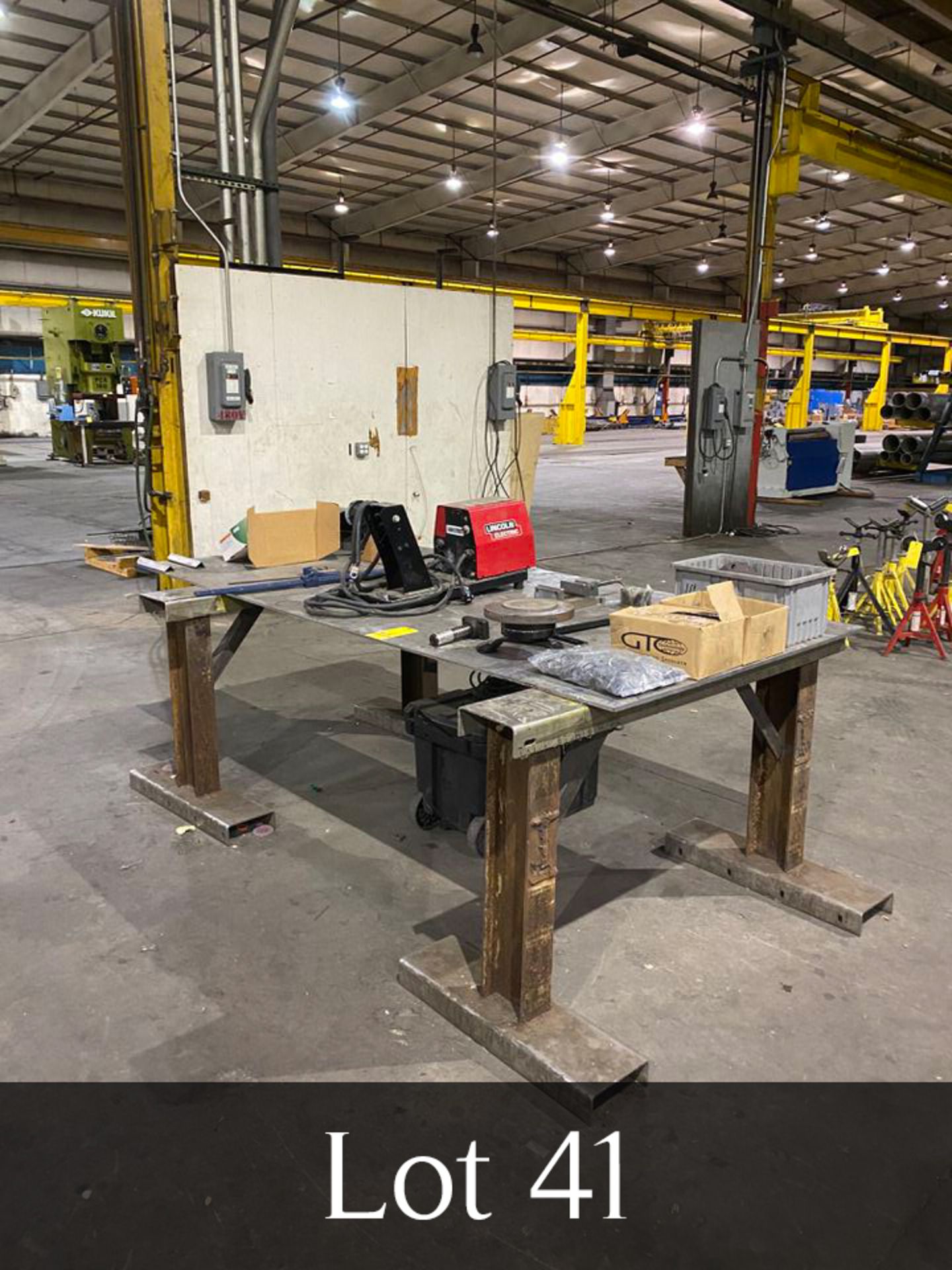 HD Welding Table w/ Contents (LOCATION: 1400 WESTPARK WAY, EULESS TX 75856)