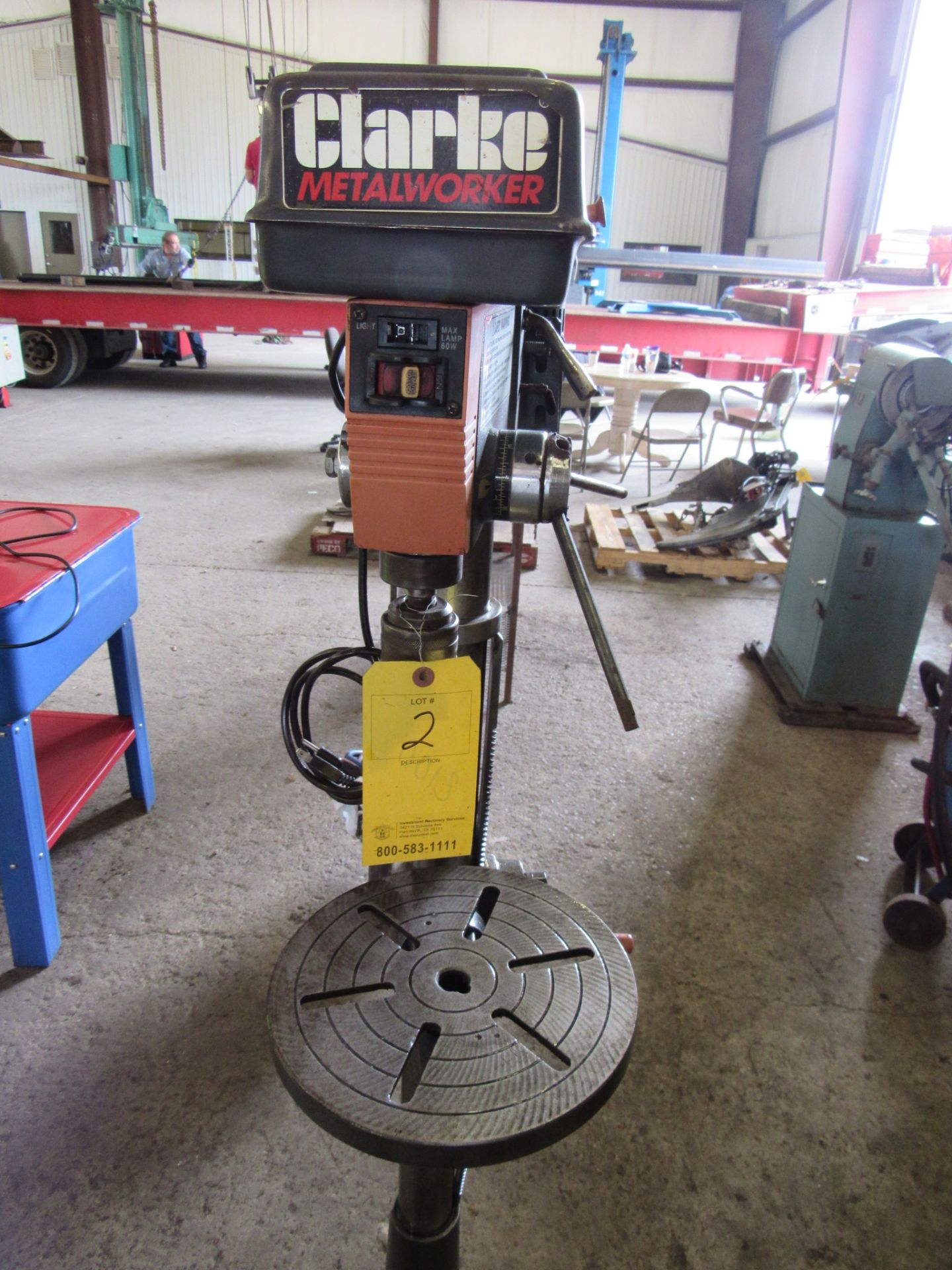 Clarke Model BT100A Pedestal Drill Press - Image 2 of 4