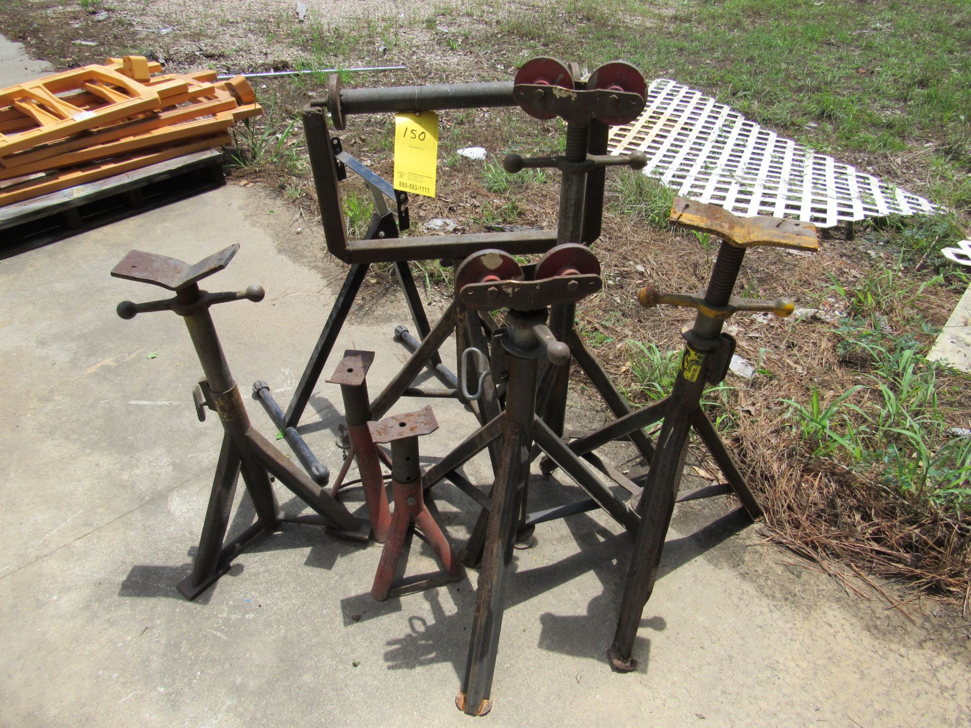 Lot of (7) Pipe Stands