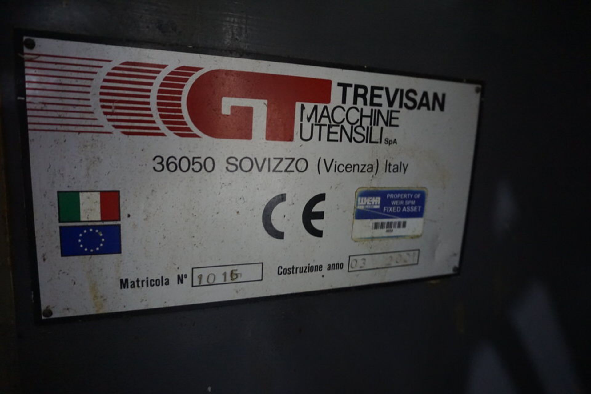 2001 TREVISAN DS600/2000 5 AXIS HORIZONTAL MACHINING CENTER - Image 10 of 10