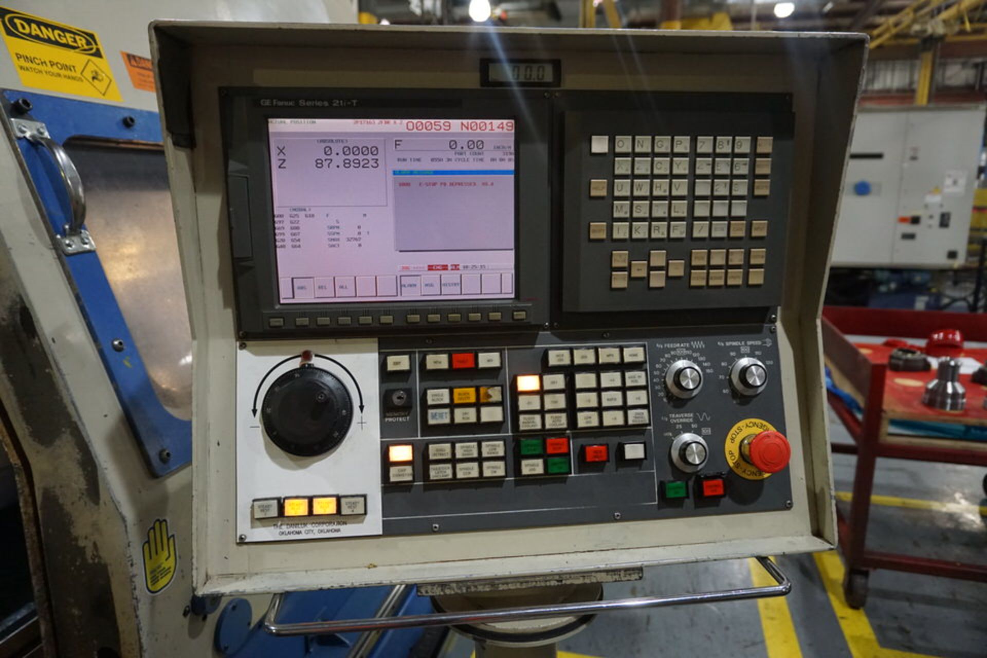 CINCINNATI MILACRON CNC LATHE, REMANUFACTURED BY DANILUK 2004 - Image 3 of 12