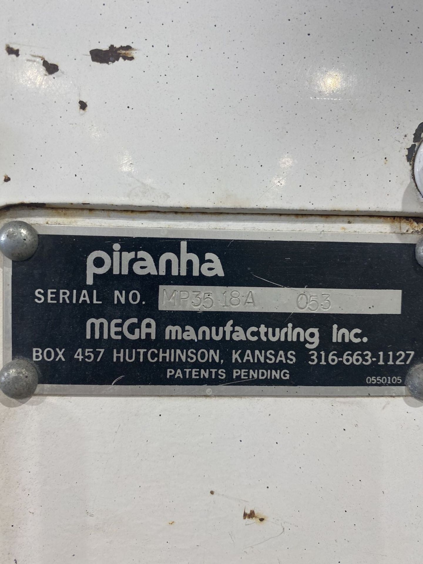 PIRANHA MEGAPUNCH STAMPING PRESS w/ ASSORTED TOOLING - Image 4 of 4
