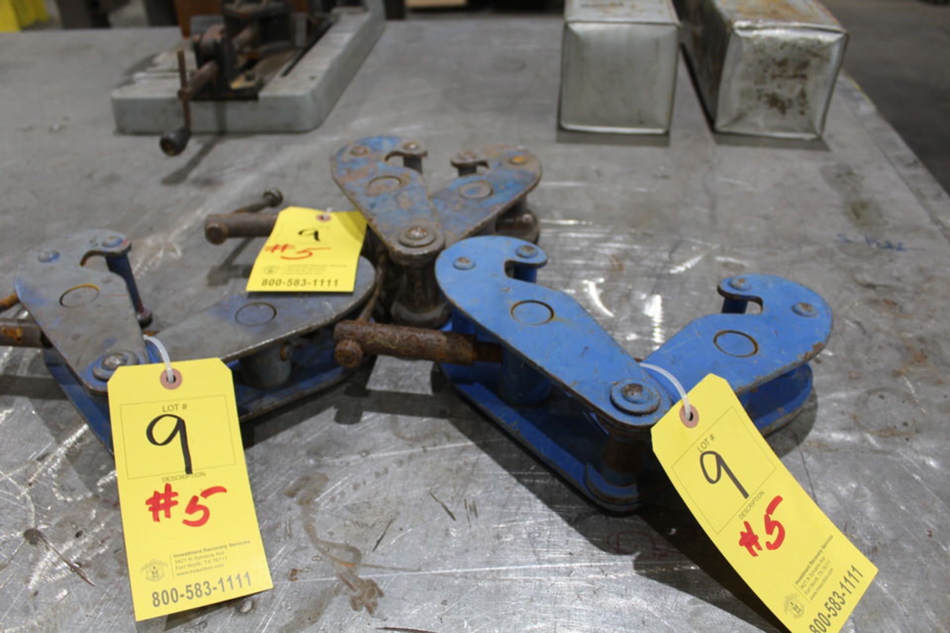 3 BEAM CLAMPS