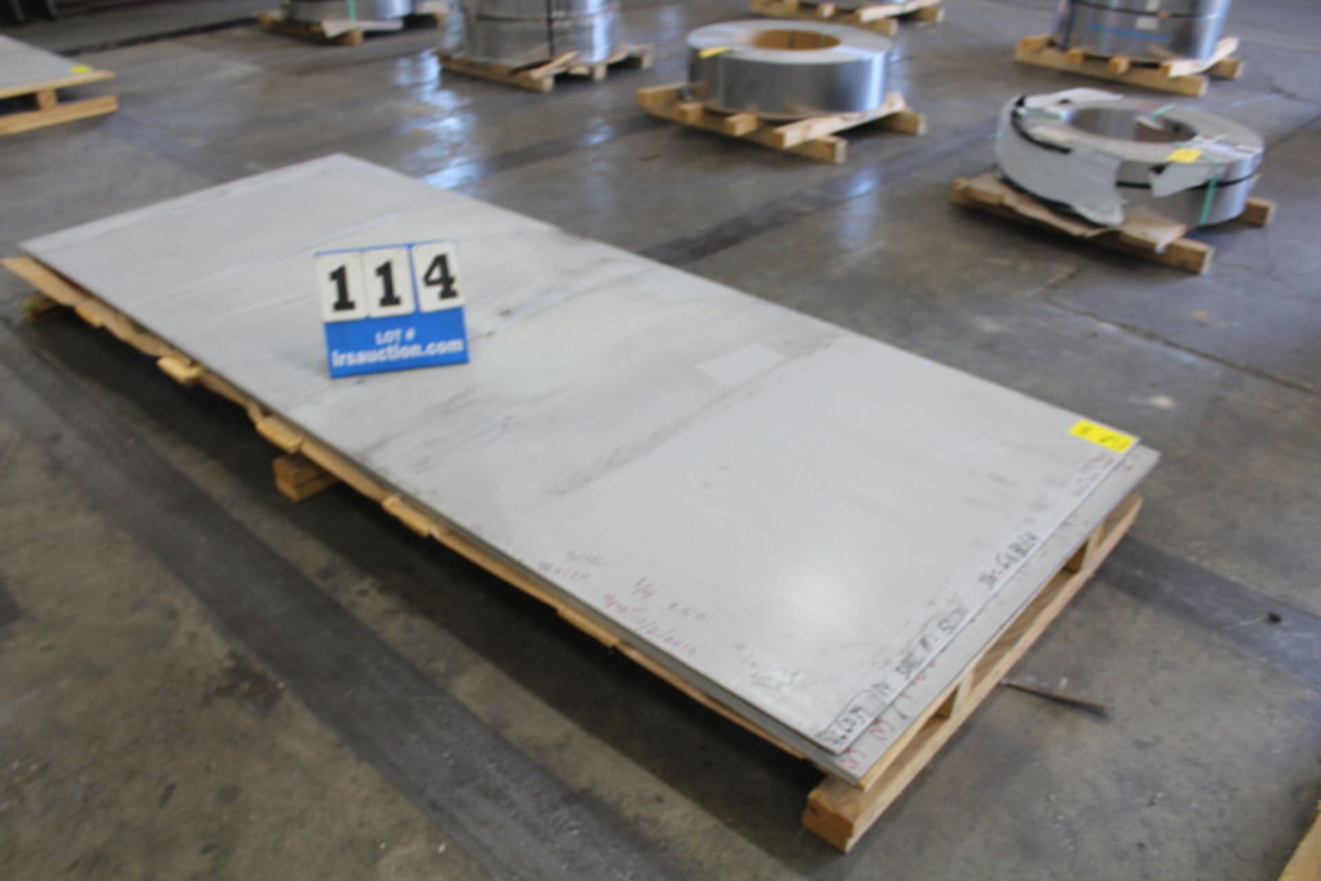 4 SHEETS 1/4” 48” X 120” 304L STAINLESS STEEL