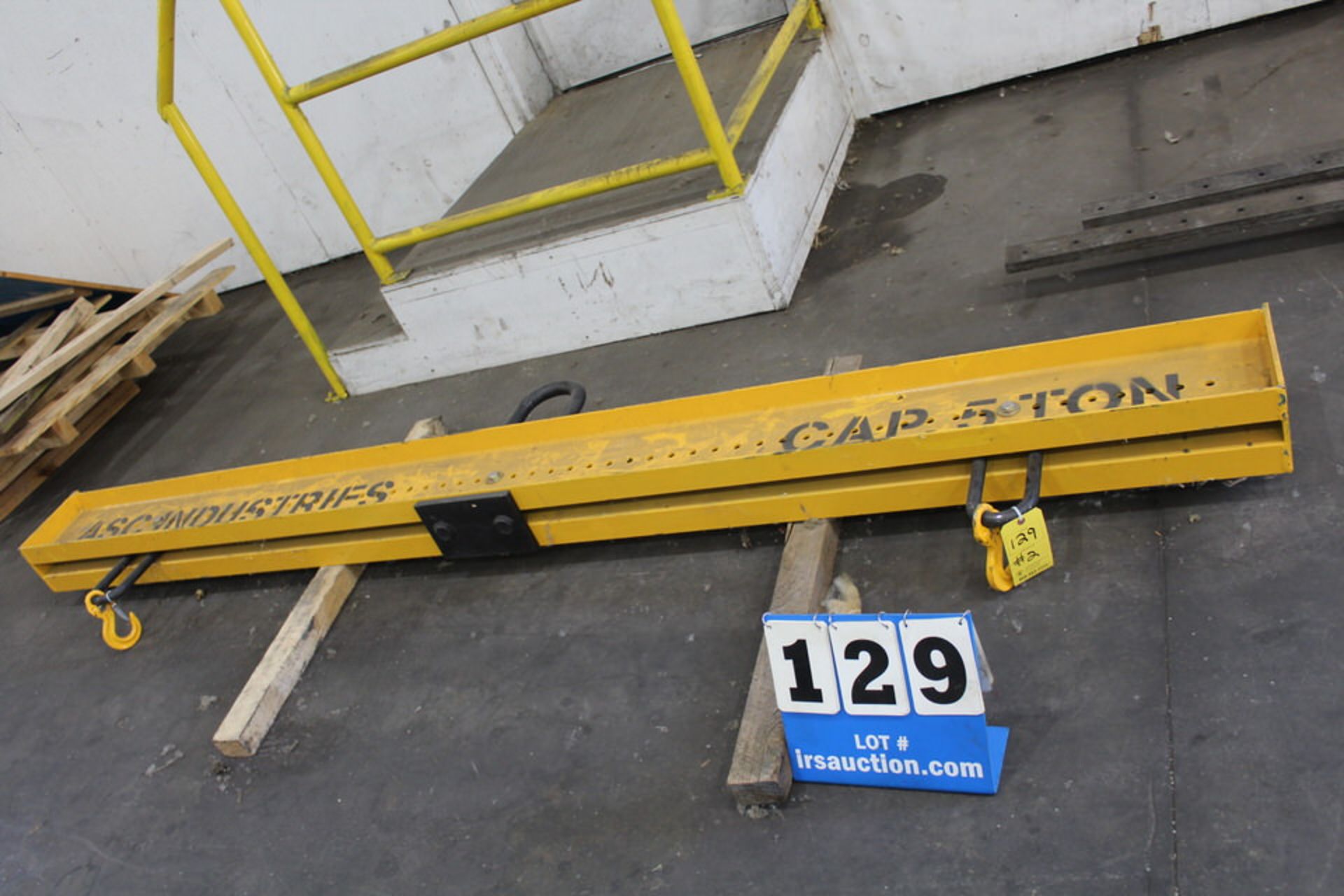 ASC INDUSTRIES 5 TON CAP 129” SPREADER BAR