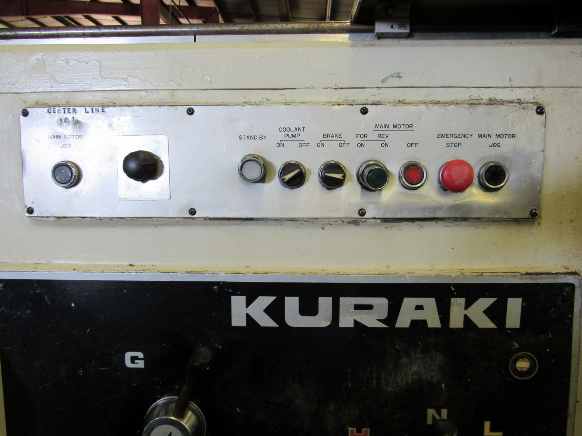 32" X 118" KURAKI MODEL LC-403 30 HOLLOW SPINDLE LATHE WITH 12.5" SPINDLE BORE - Image 15 of 19