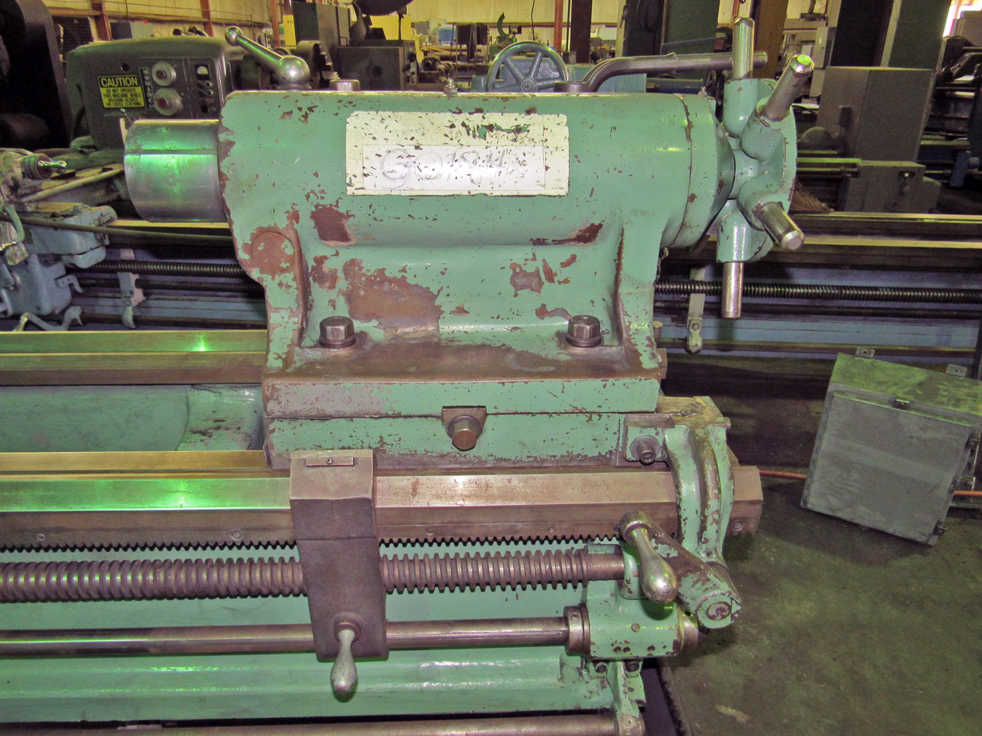 24" X 120" LEHMANN HOLLOW SPINDLE LATHE WITH 12" SPINDLE BORE - Image 10 of 11