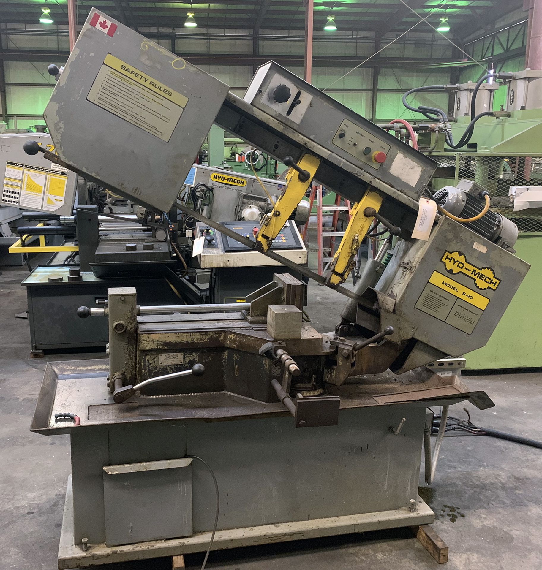 HYD-MECH S-20 HORIZONTAL BANDSAW