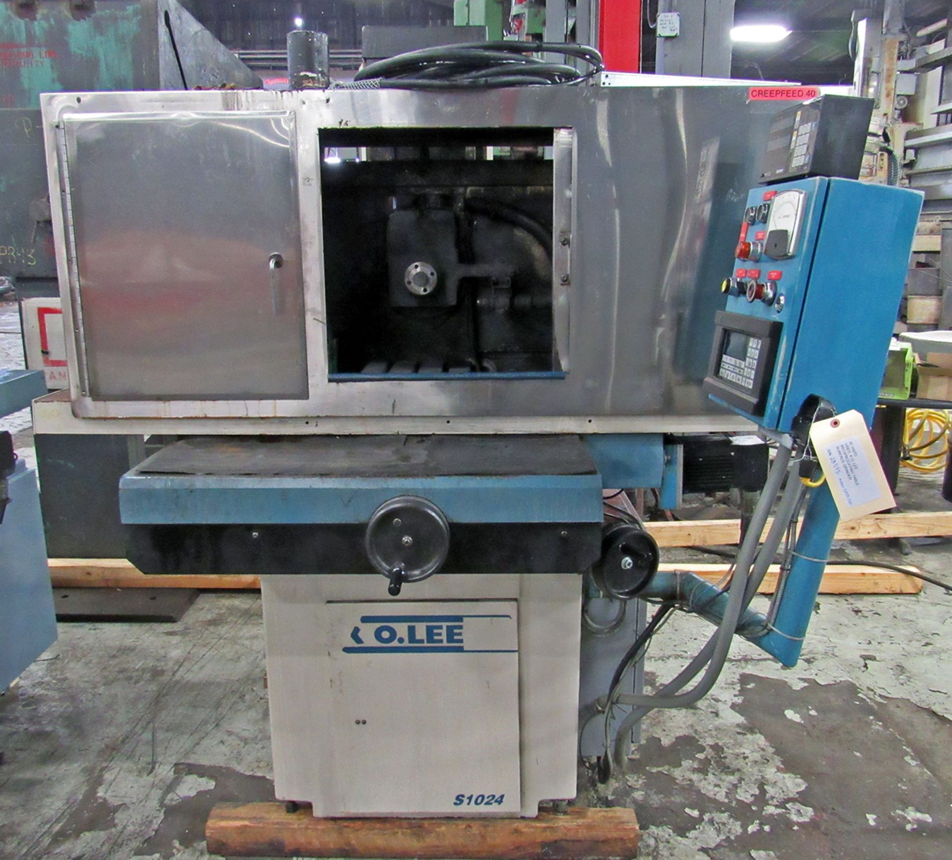 K.O. LEE MODEL S1024-550 CREEP FEED TYPE RECIPROCATING TABLE SURFACE GRINDER