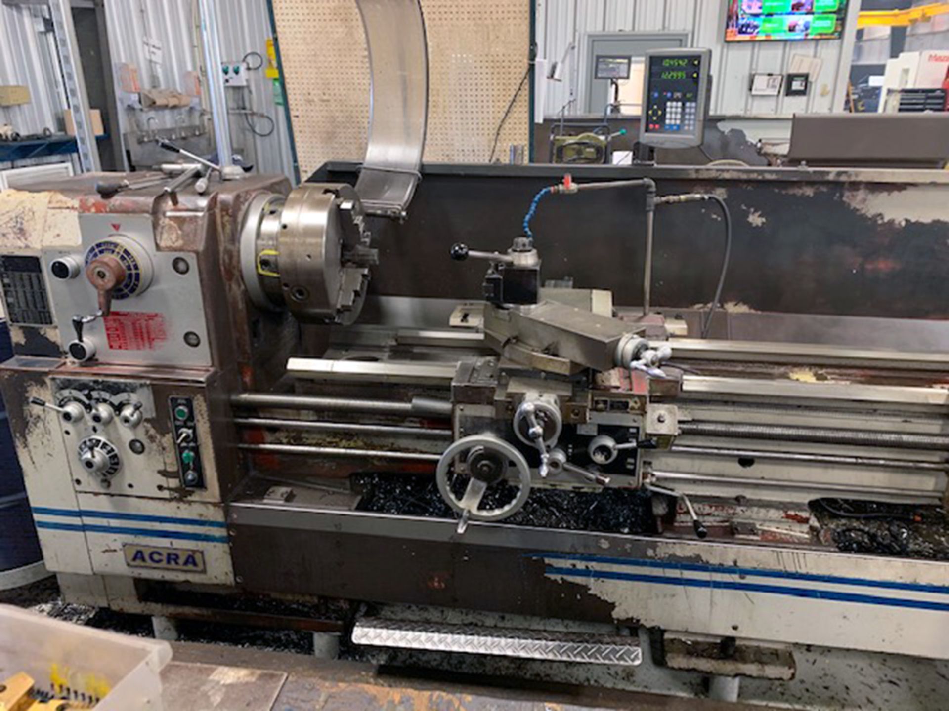 22" X 90" ACRA MODEL CHO-560x2300 ENGINE LATHE